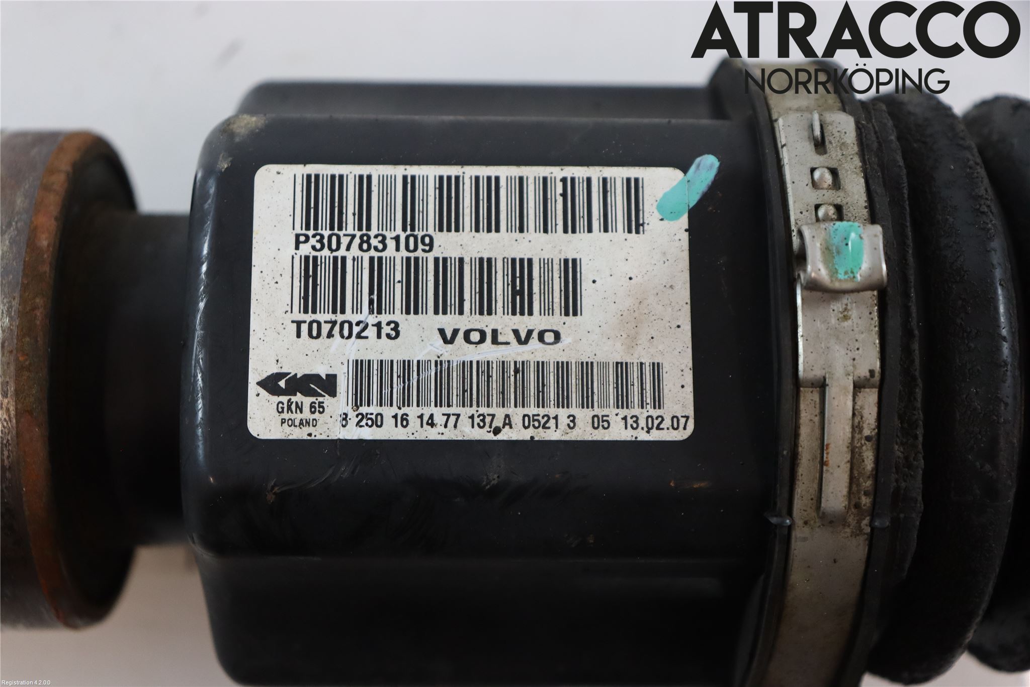 Volvo V70 05-08 Drivaksel Foran Kompl Høyre