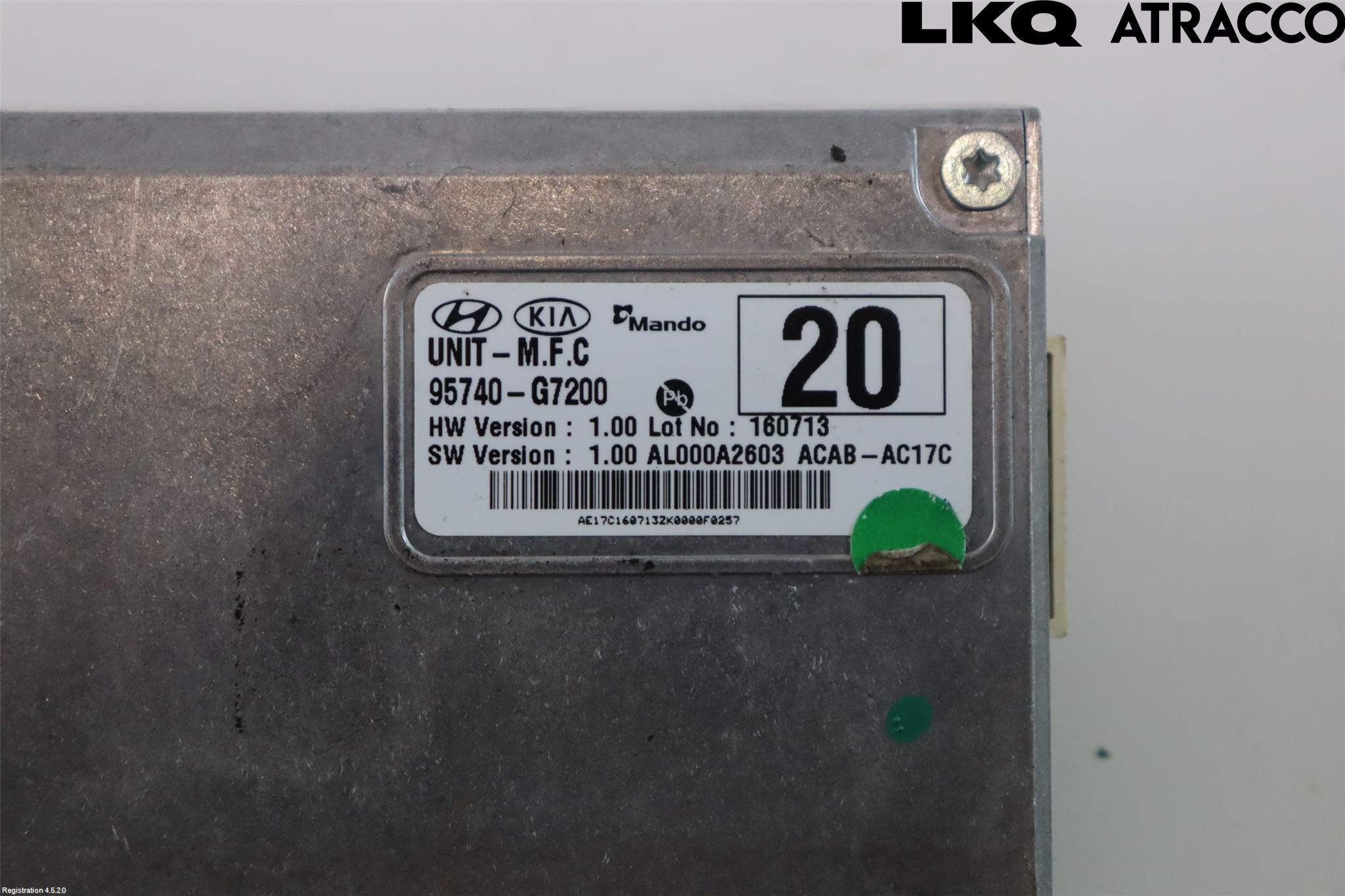 Hyundai IONIQ AE 17-22 Sensor Kollisjonsbeskyttelse