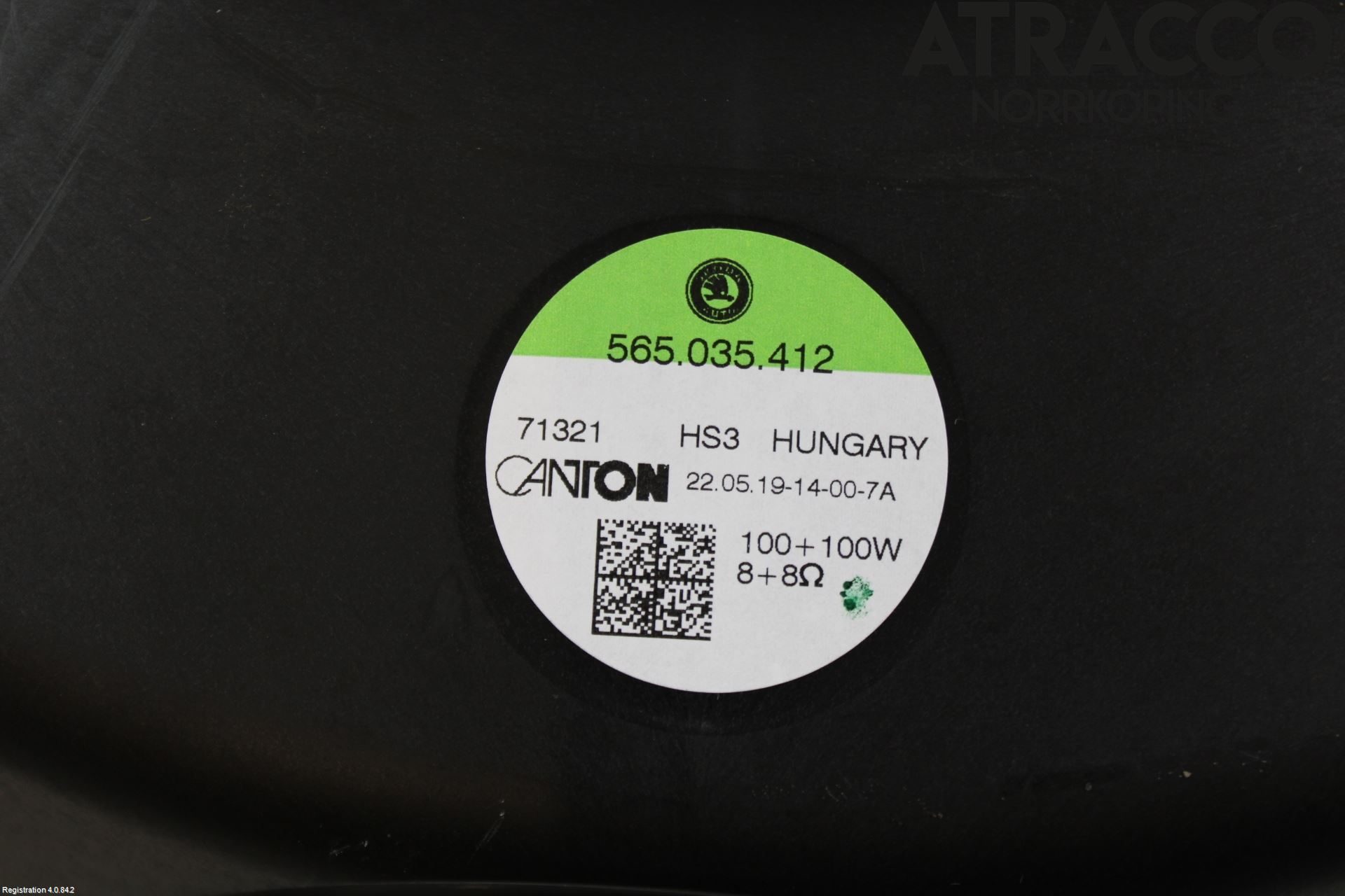 Skoda KODIAQ 17-24 Innr Høyttaler