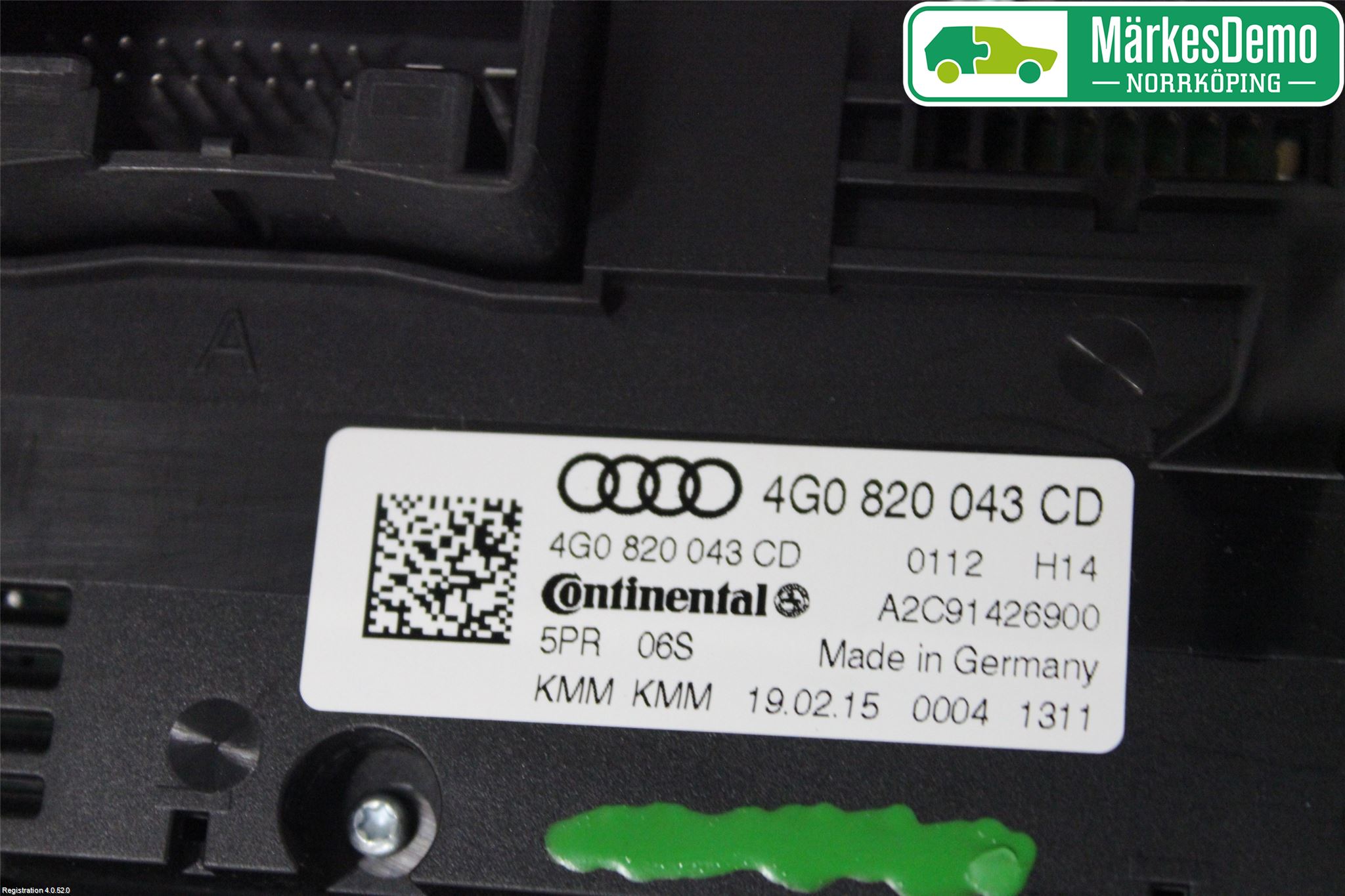 Audi A6/S6 4G 11-18 Varmeapparat Panel(Regulering)