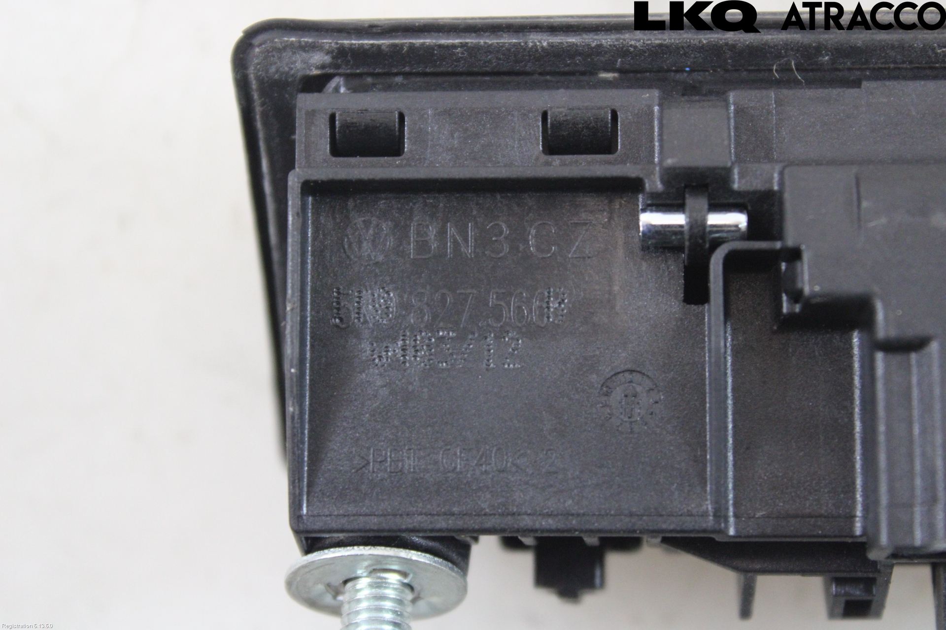 Volkswagen VW TOURAN 10-15 Bakluke Handtak Ytre