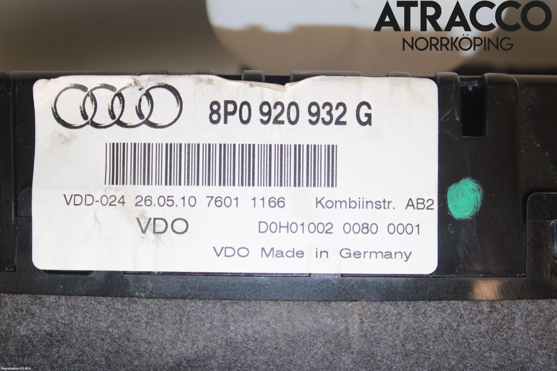 Audi A3/S3 05-13 Instr Kombinert