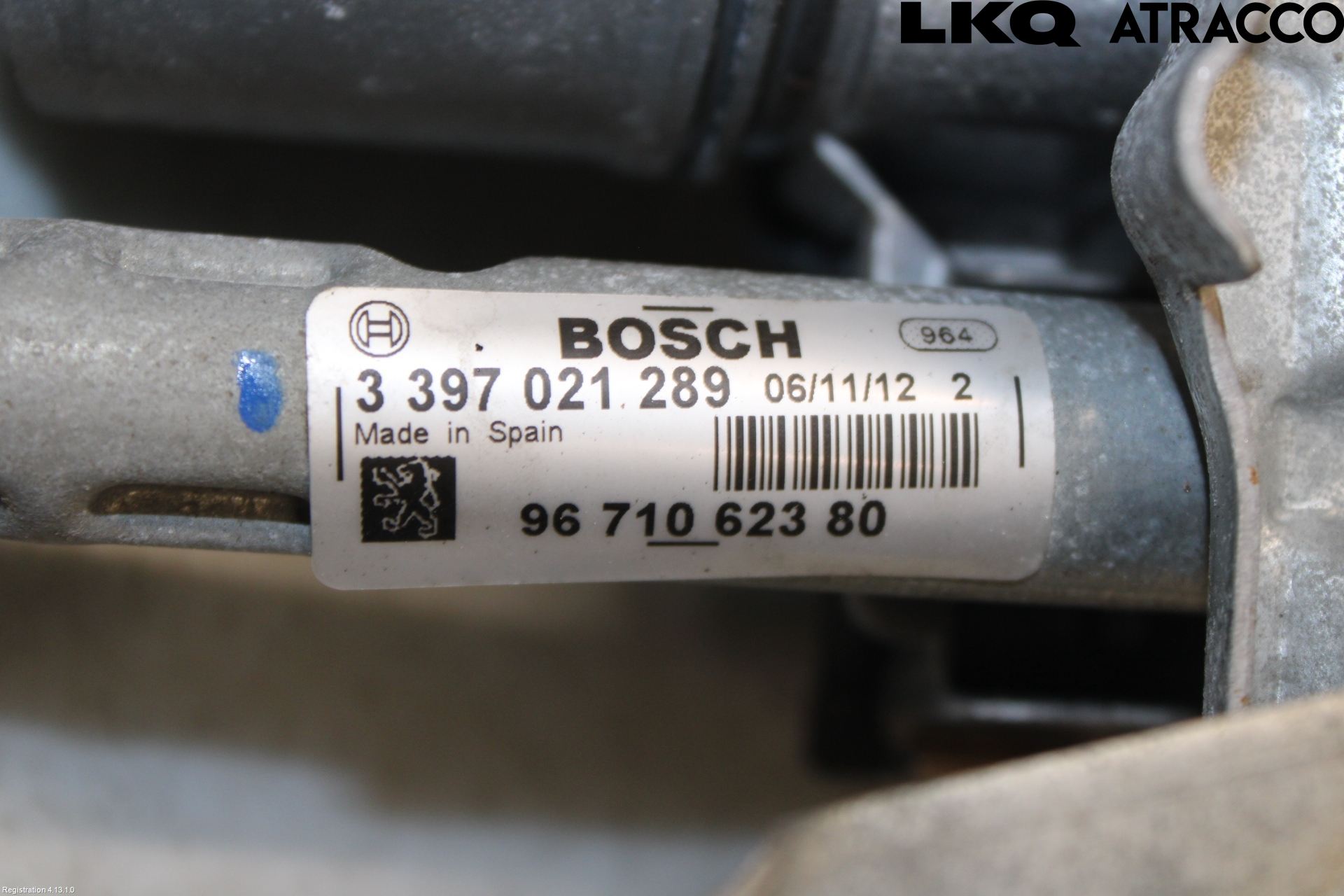 Peugeot 3008 09-16 Viskeroverføring Frontrute