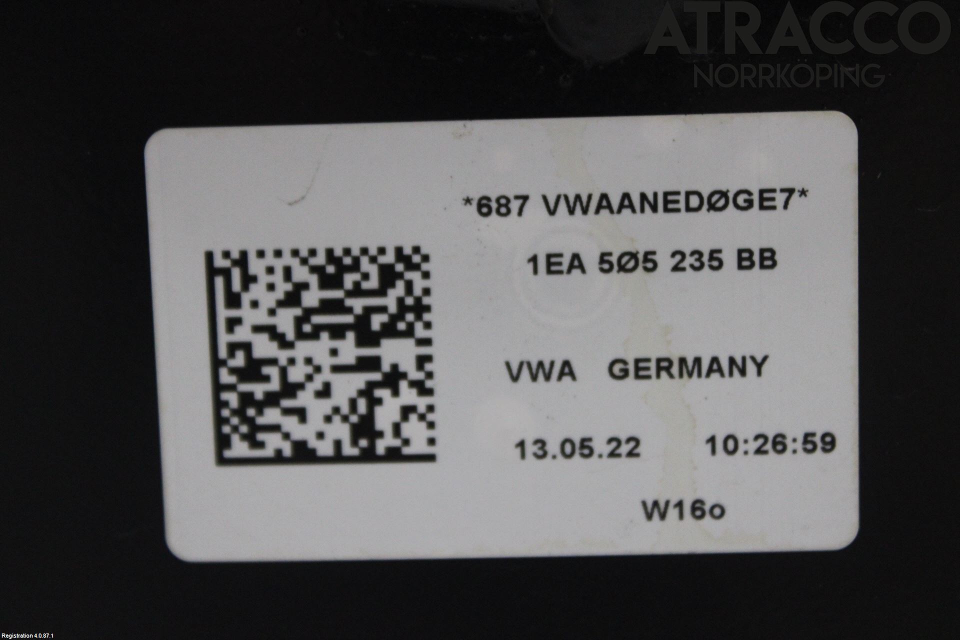 Volkswagen VW ID.5 22- Bakaksel Feste Travers-Ramme