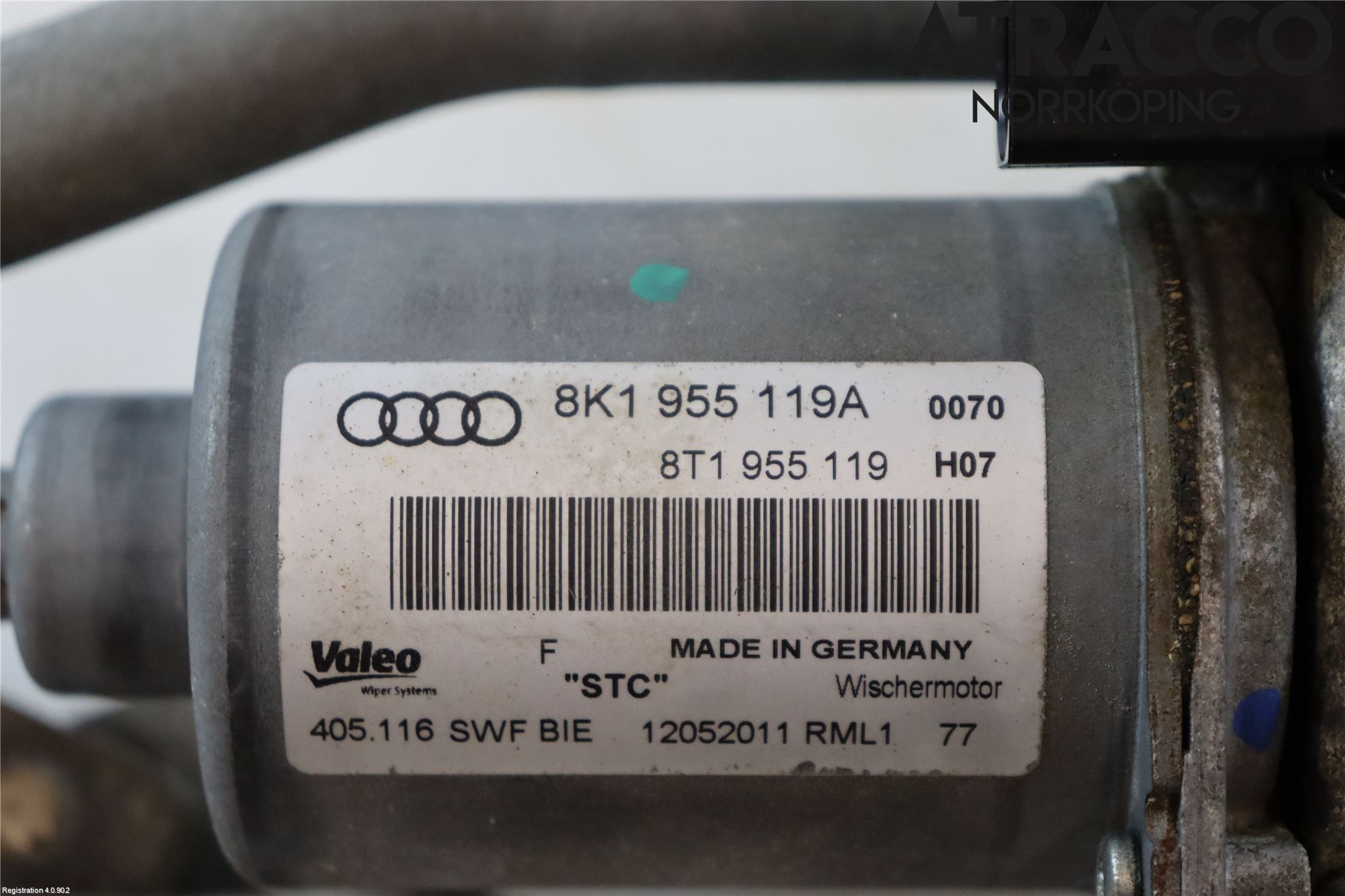 Audi A4/S4 08-11 Viskeroverføring Frontrute