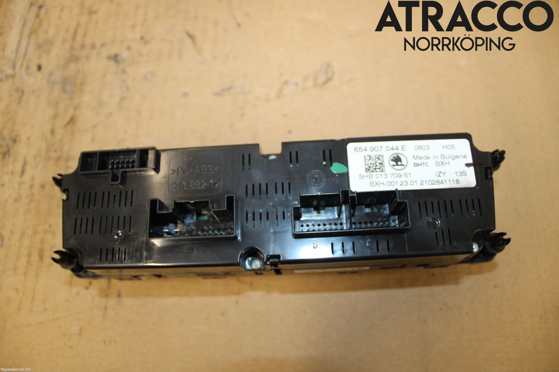 Skoda KAMIQ 20- Varmeapparat Panel(Regulering)