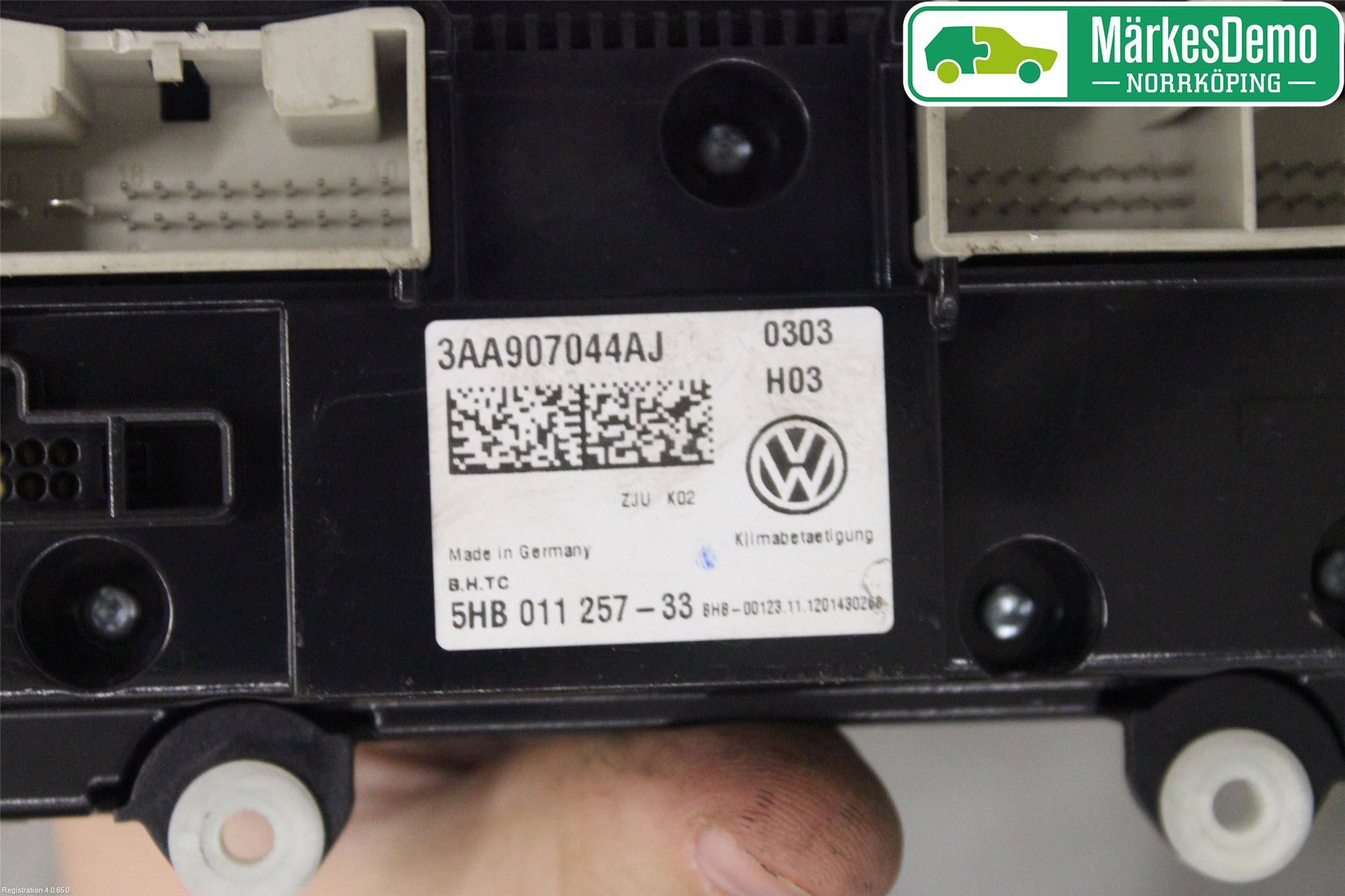 Volkswagen VW PASSAT 11-14 Varmeapparat Panel(Regulering)