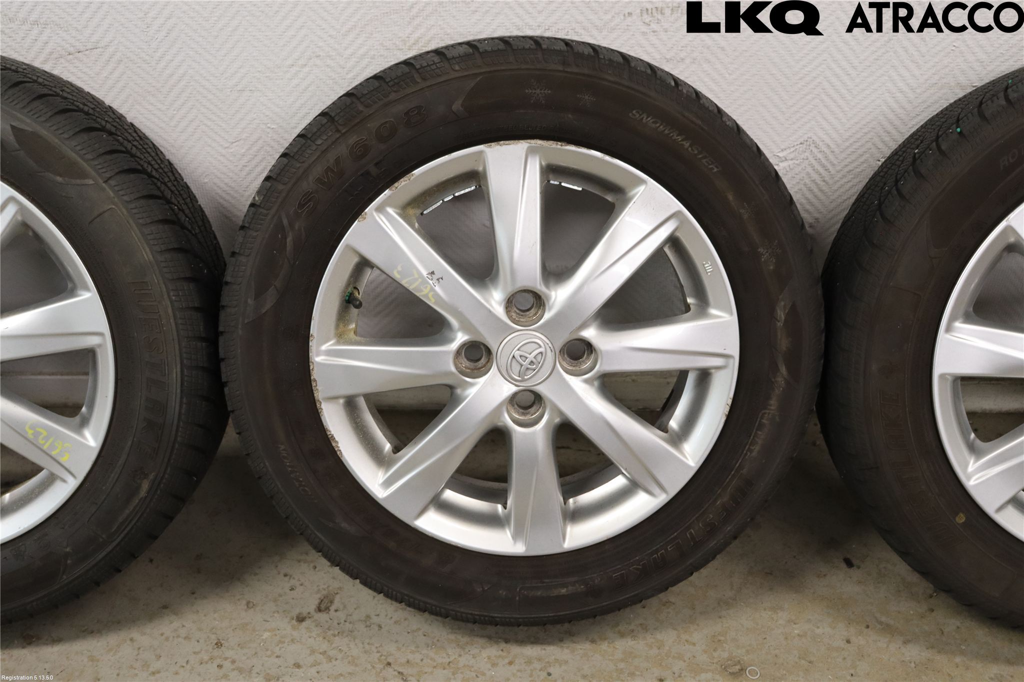 Toyota YARIS XP130 12-14 Dekk Vinter På Alu Felg 4Stk