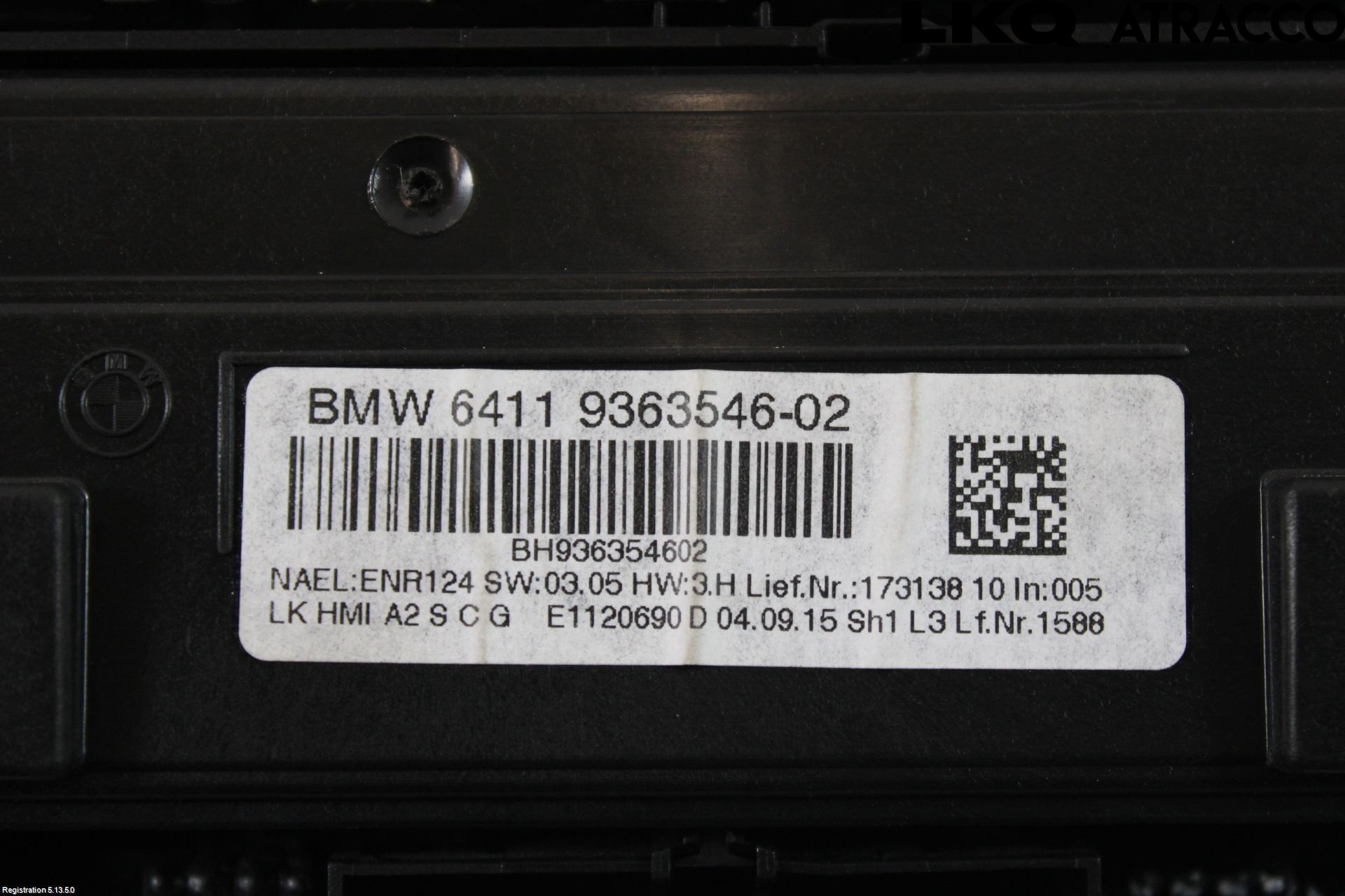 BMW 4 F32/F33/F82/F83 13-20 Varmeapparat Panel(Regulering)