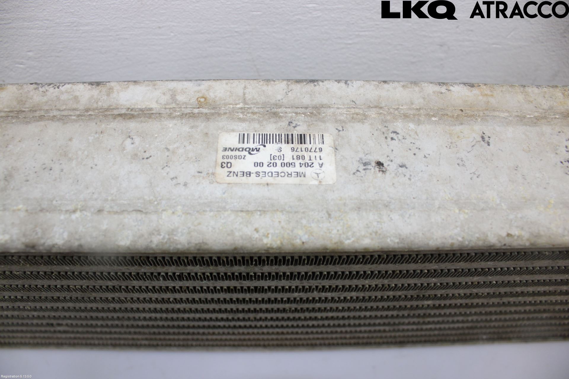 Mercedes-Benz MB C-KLASS (W204) 07-15 Intercooler Radiator
