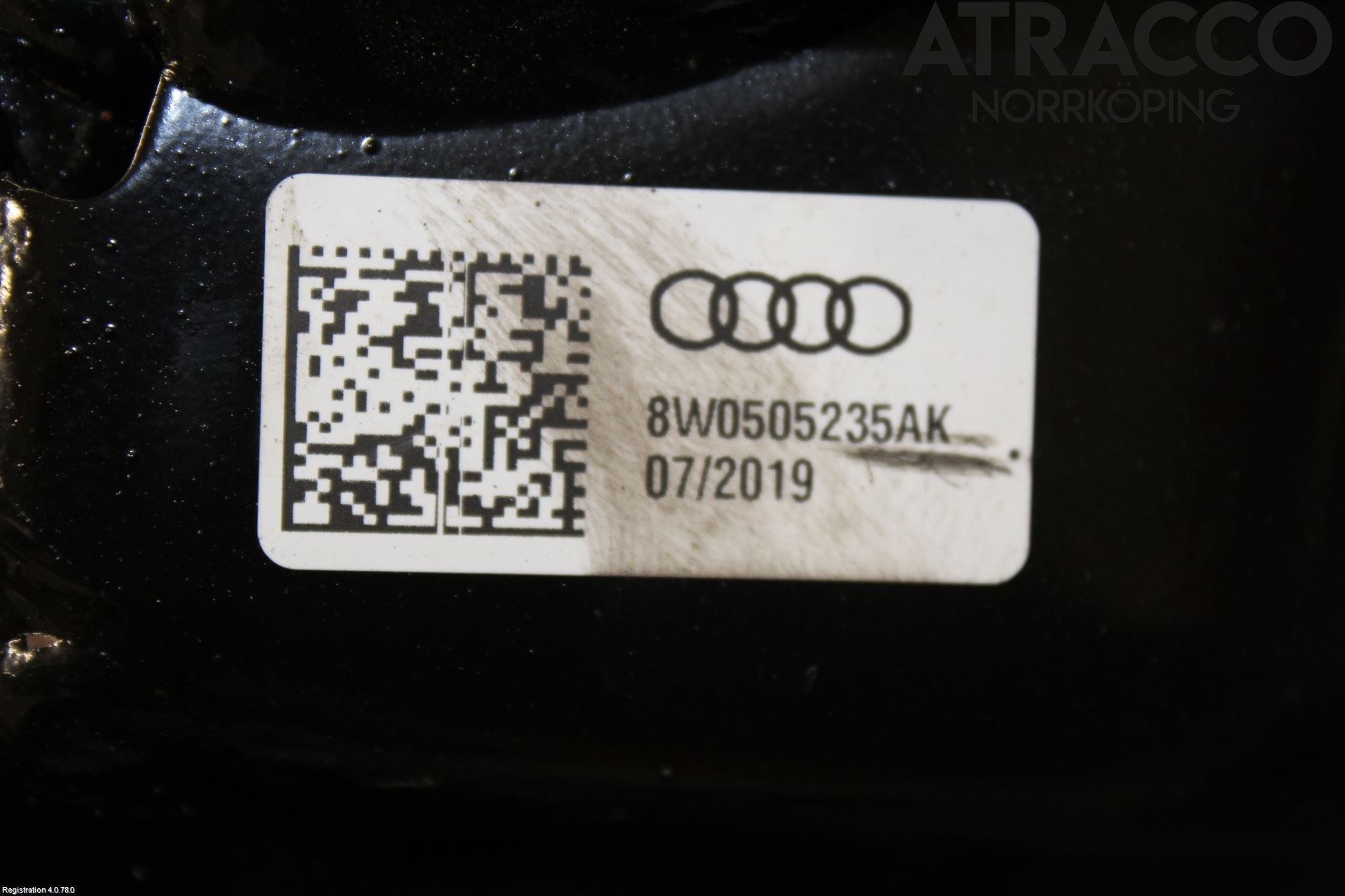 Audi A5 17- Bakaksel Feste Travers-Ramme