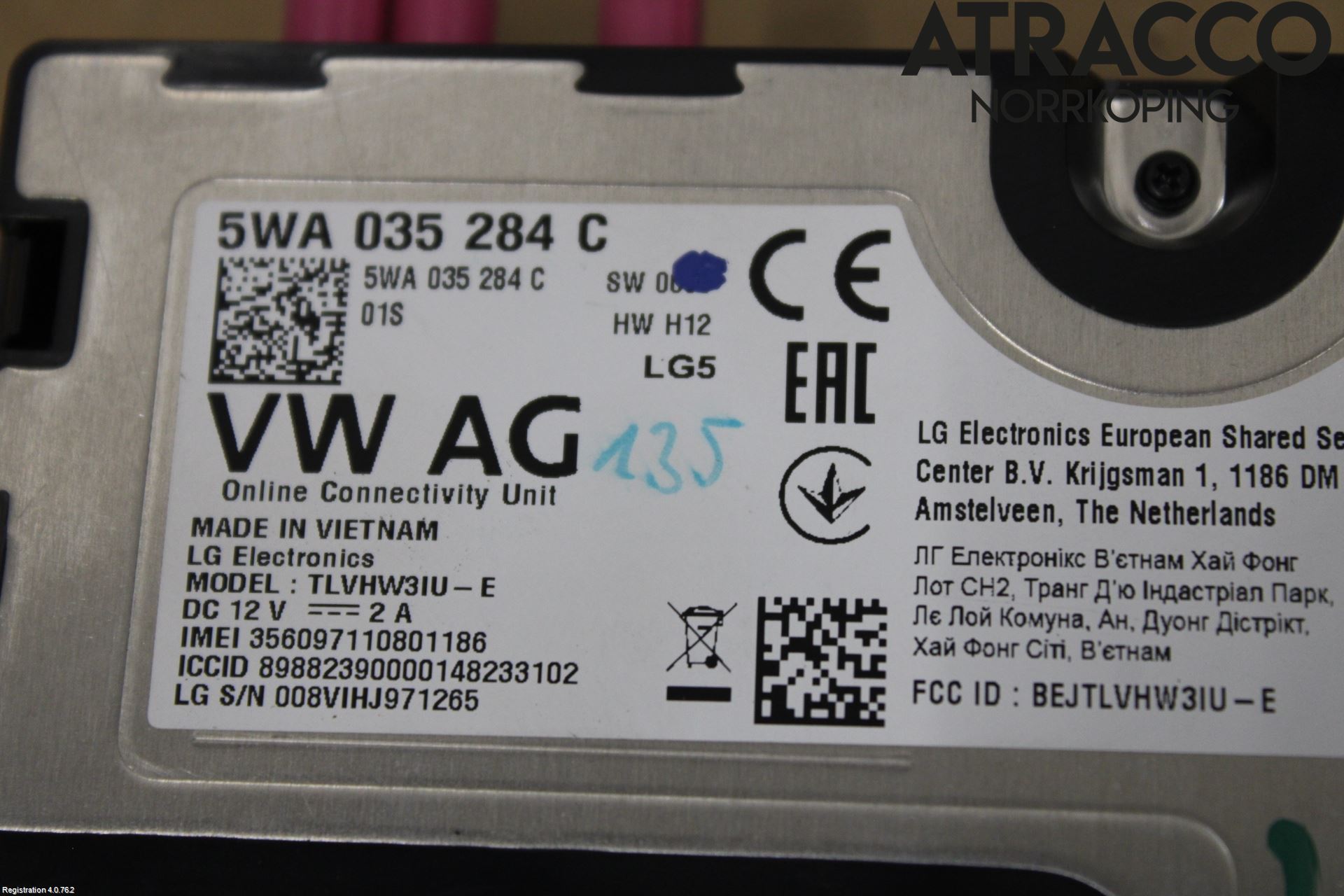 Volkswagen VW GOLF / E-GOLF VIII 20- Styreenhet Øvrig