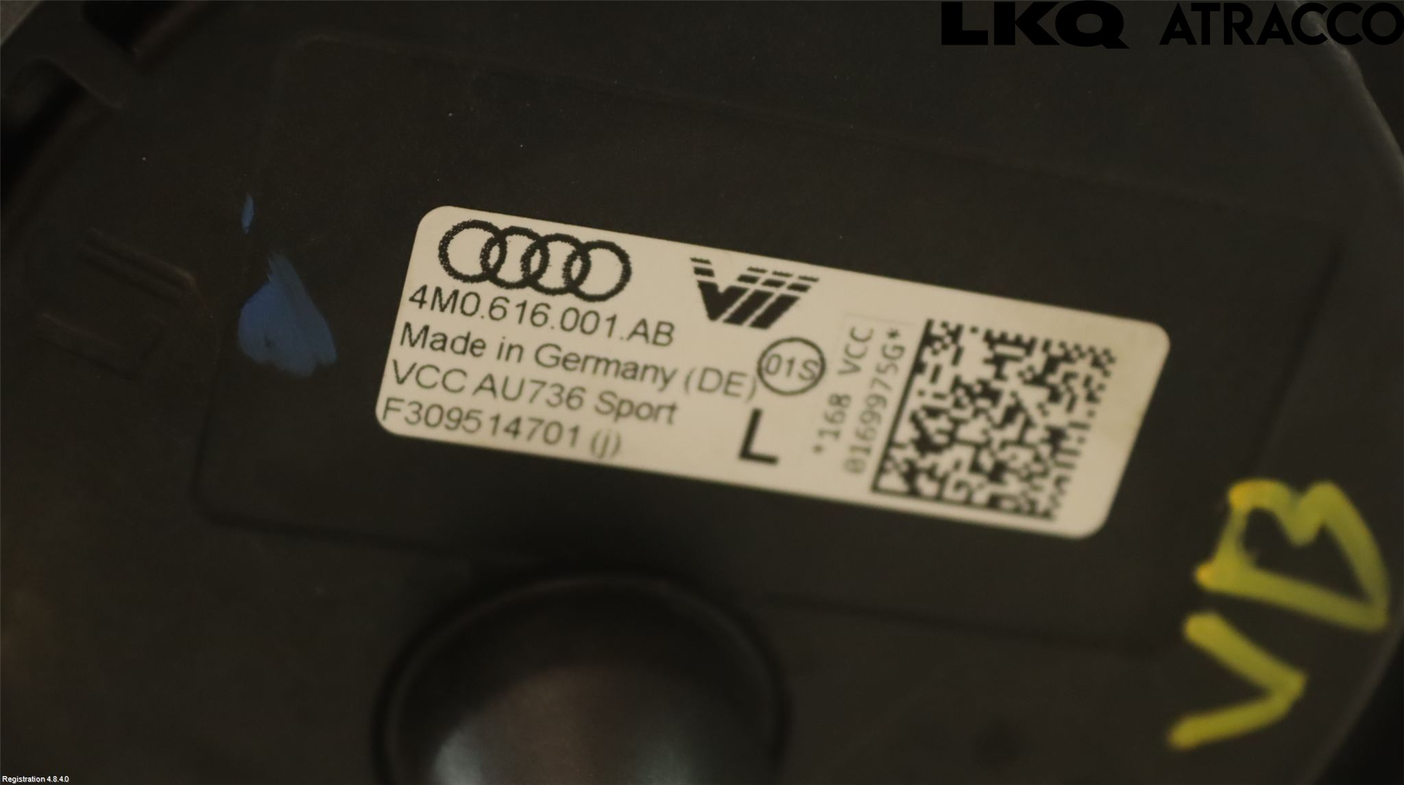 Audi Q7/SQ7 Nivåreg Belg - Luftpute
