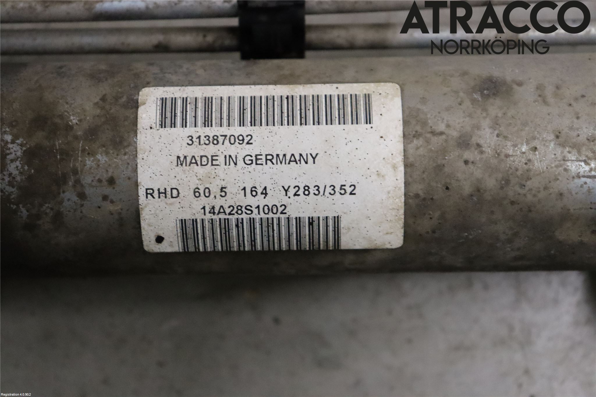 Volvo S60 14-18 Servo Snekke - Tannstang