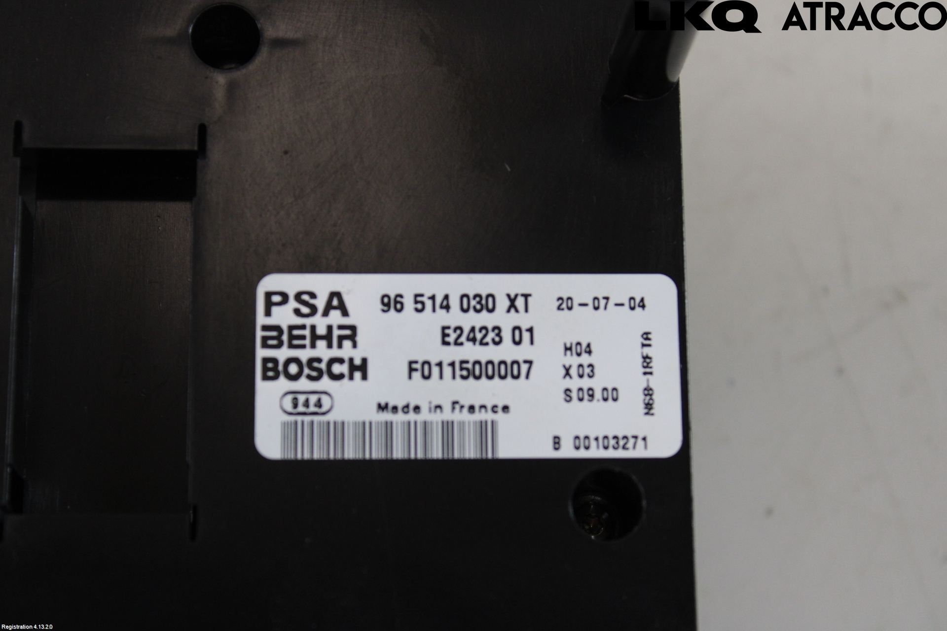 Citroen XSARA PICASSO Varmeapparat Panel(Regulering)