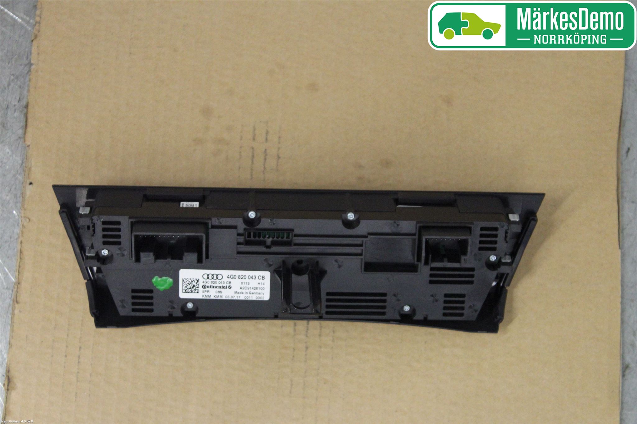 Audi A6/S6 4G 11-18 Varmeapparat Panel(Regulering)