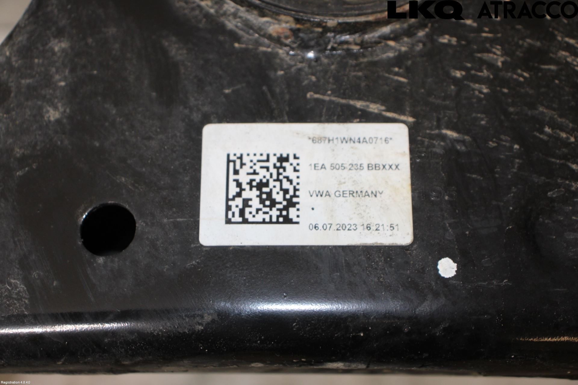 Volkswagen VW ID.4 21- Bakaksel Feste Travers-Ramme