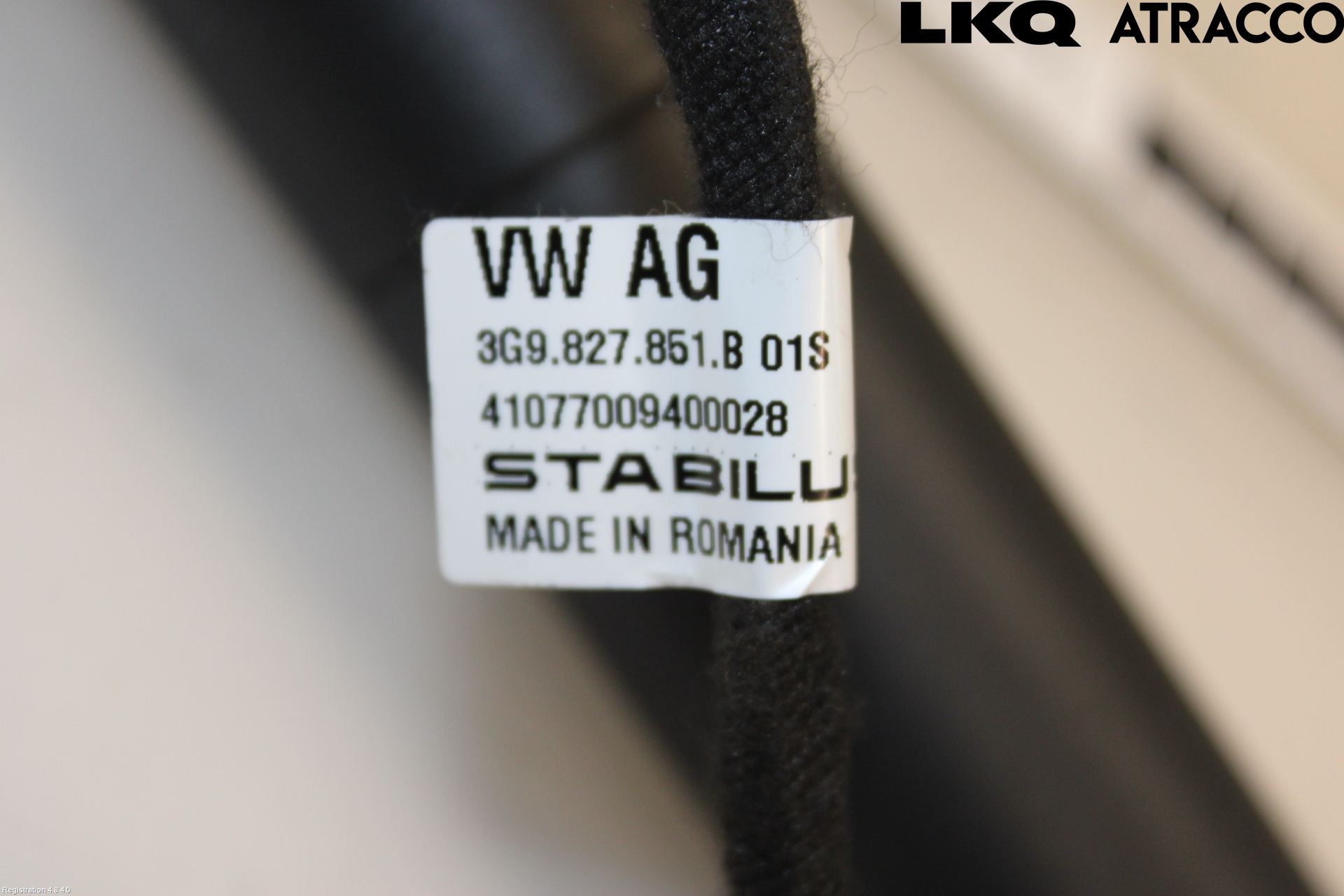 Volkswagen VW PASSAT 15-19 Bakluke Demper-Gassfjær