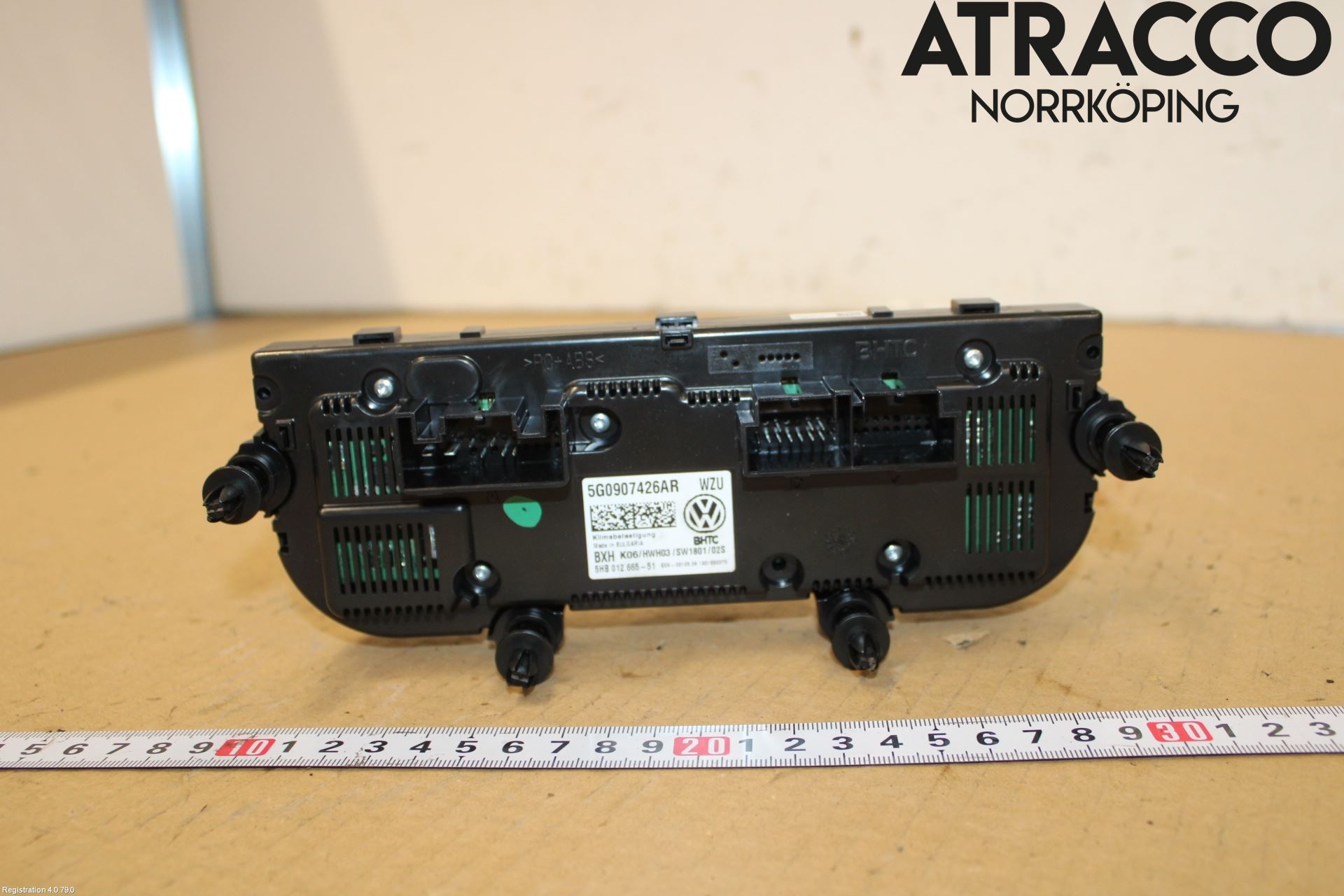 Volkswagen VW GOLF / E-GOLF VII 13-20 Varmeapparat Panel(Regulering)