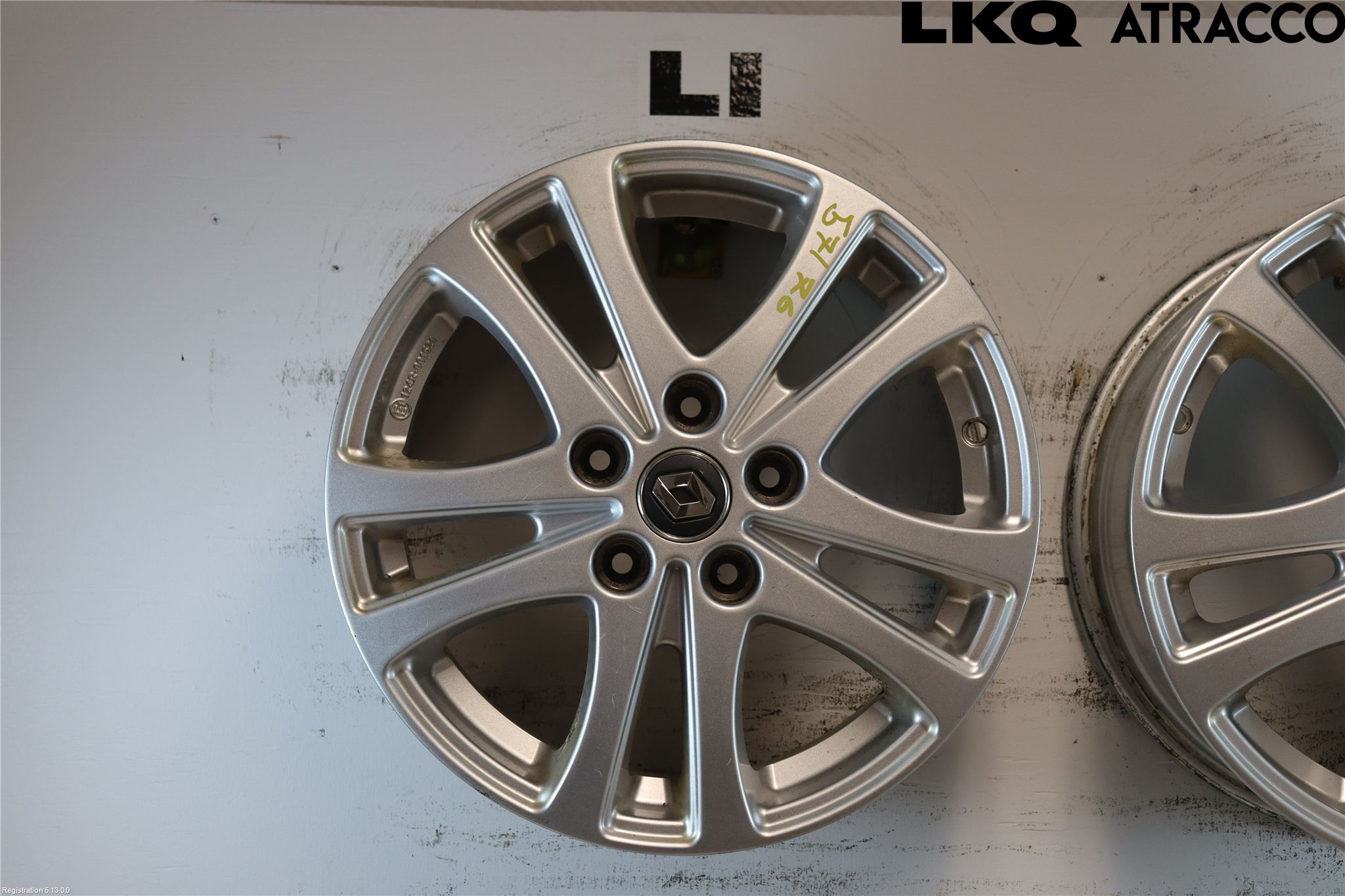 Renault MEGANE III 09-15 Felg Aluminium Sett 4Stk
