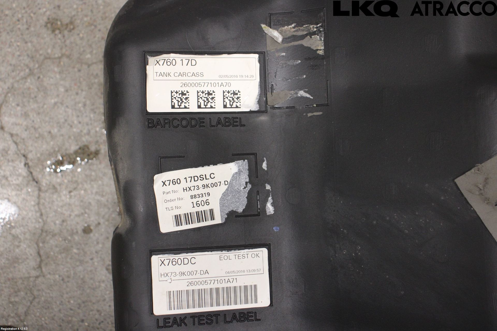 Jaguar XE (X760) 15-24 Drivstofftank Diesel