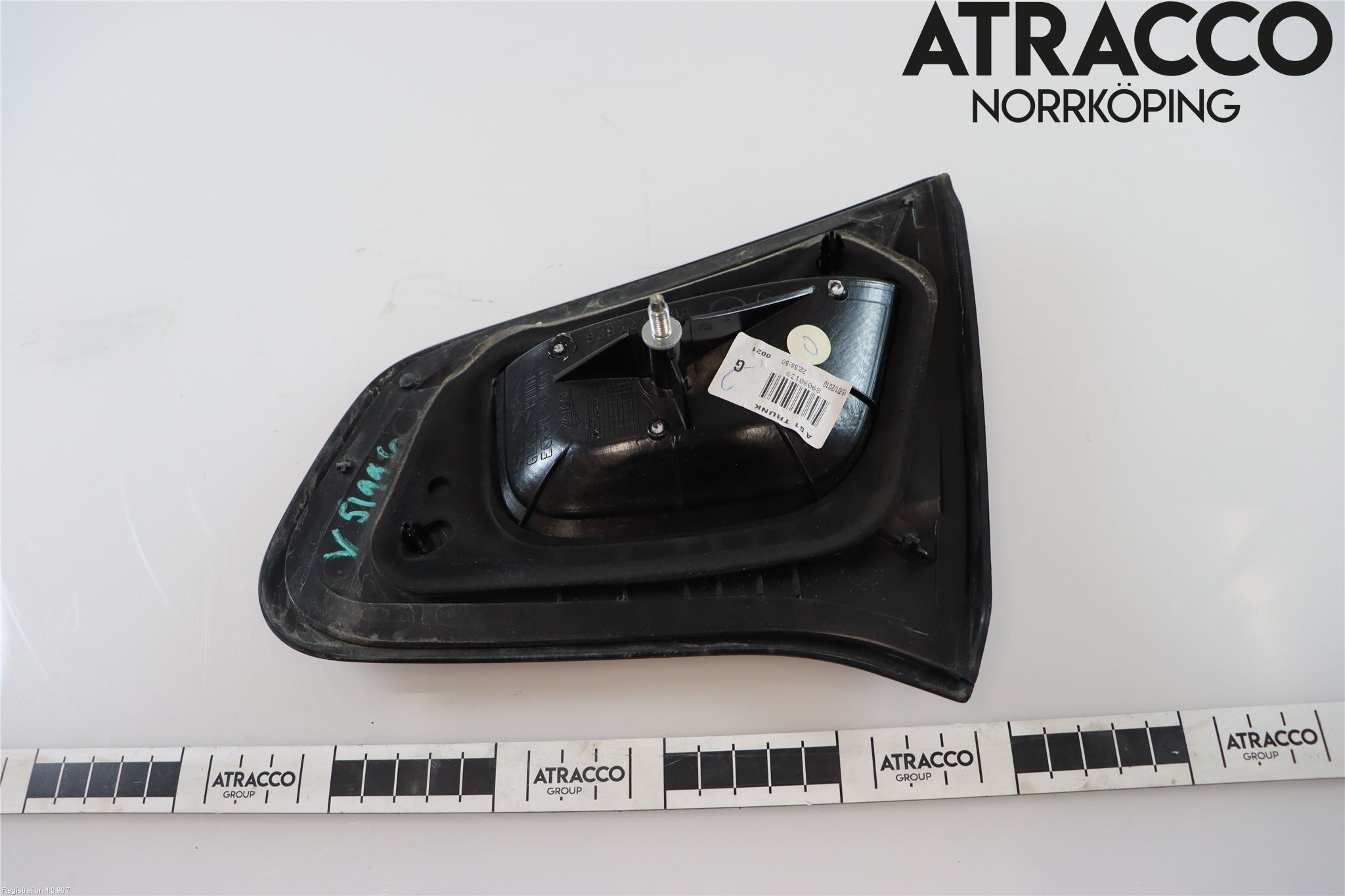Citroen C3 10-17 Baklykt Venstre  På Luke(Indre