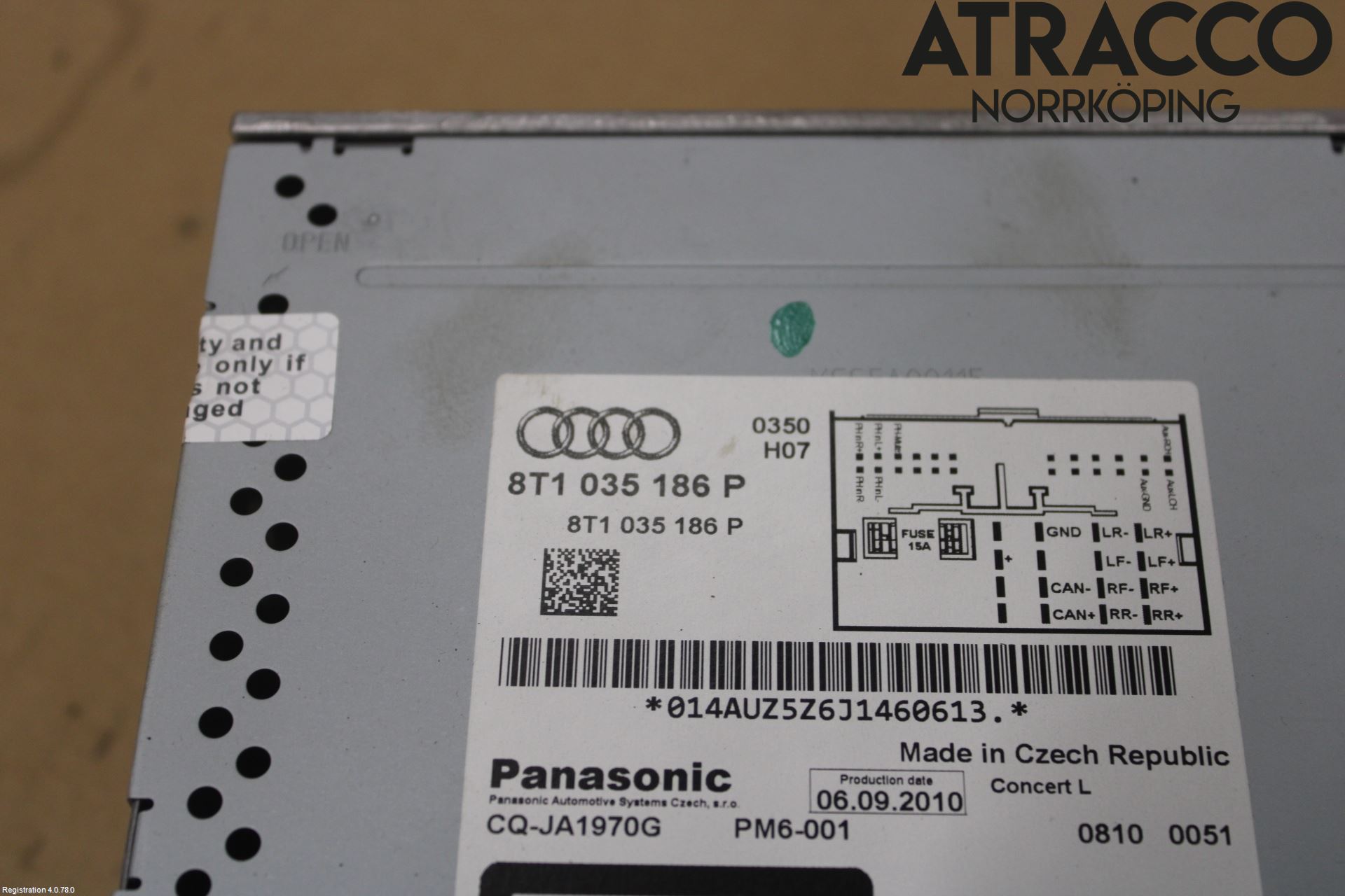 Audi A4/S4 08-11 Stereo Radio Med Cd