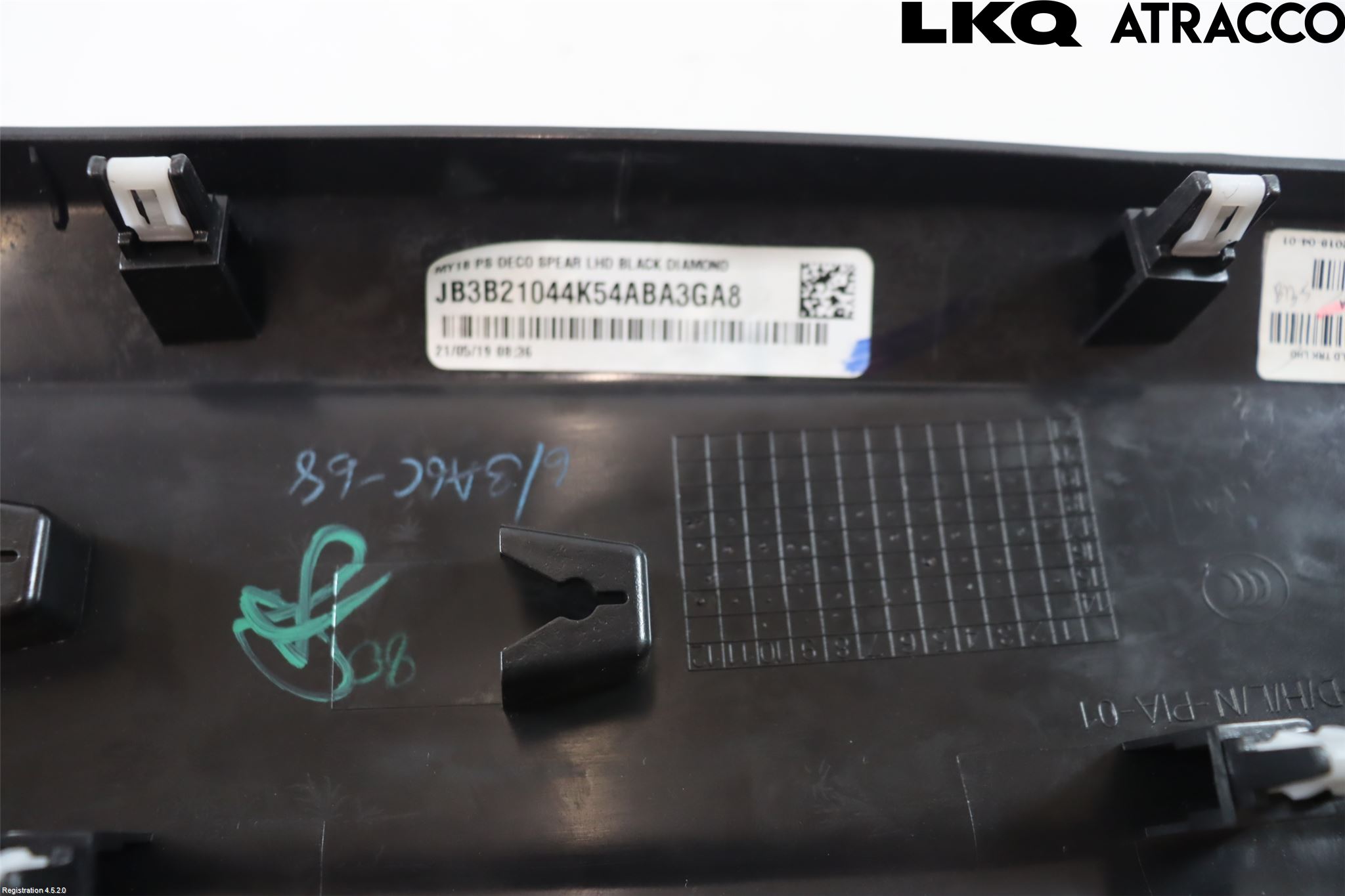 Ford RANGER EU 12-23 Innr Dekor Instrbord