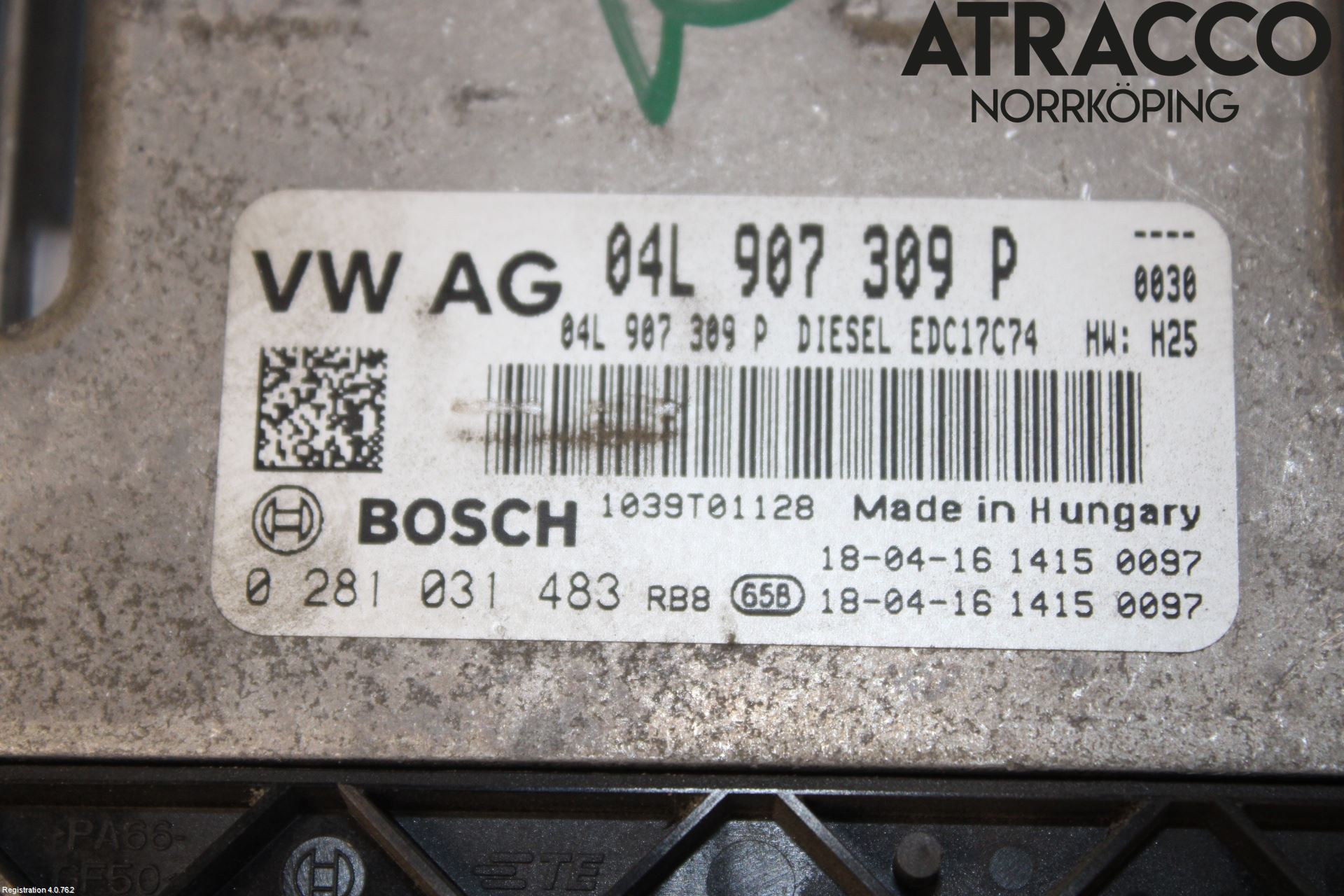 Volkswagen VW PASSAT 15-19 Styreenhet Dieselpumpe