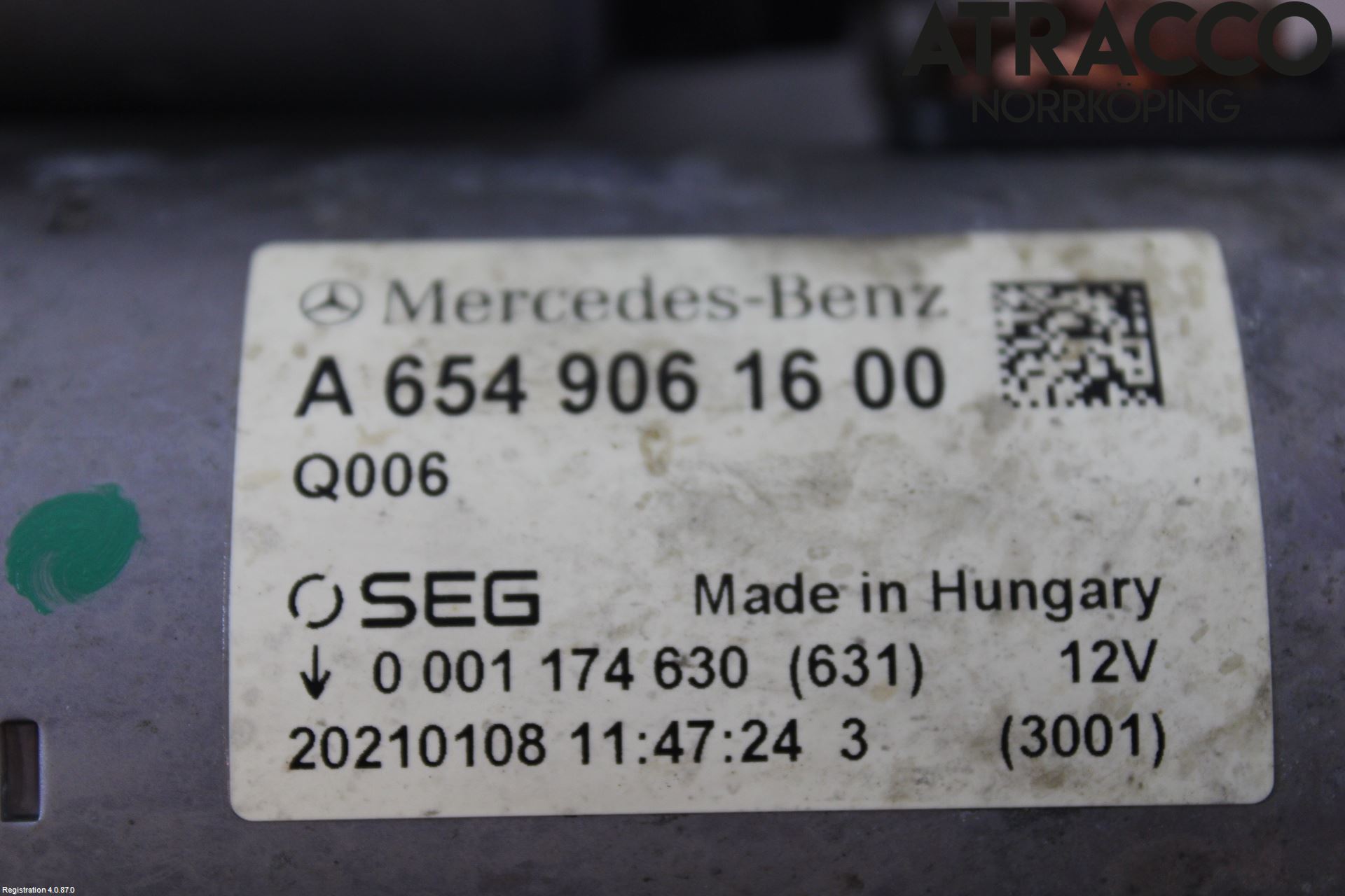 Mercedes-Benz MB E-KLASS (W213) 16-23 Startmotor Diesel
