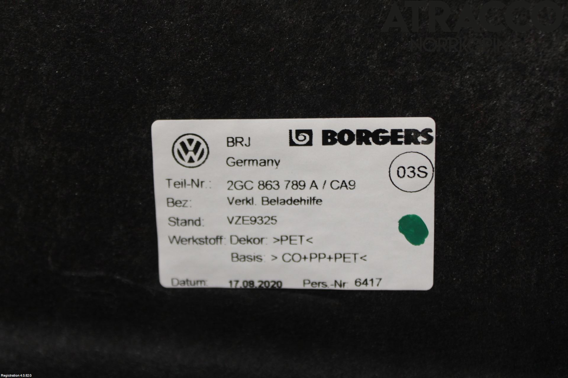 Volkswagen VW T-ROC 18- Innr Bakpart