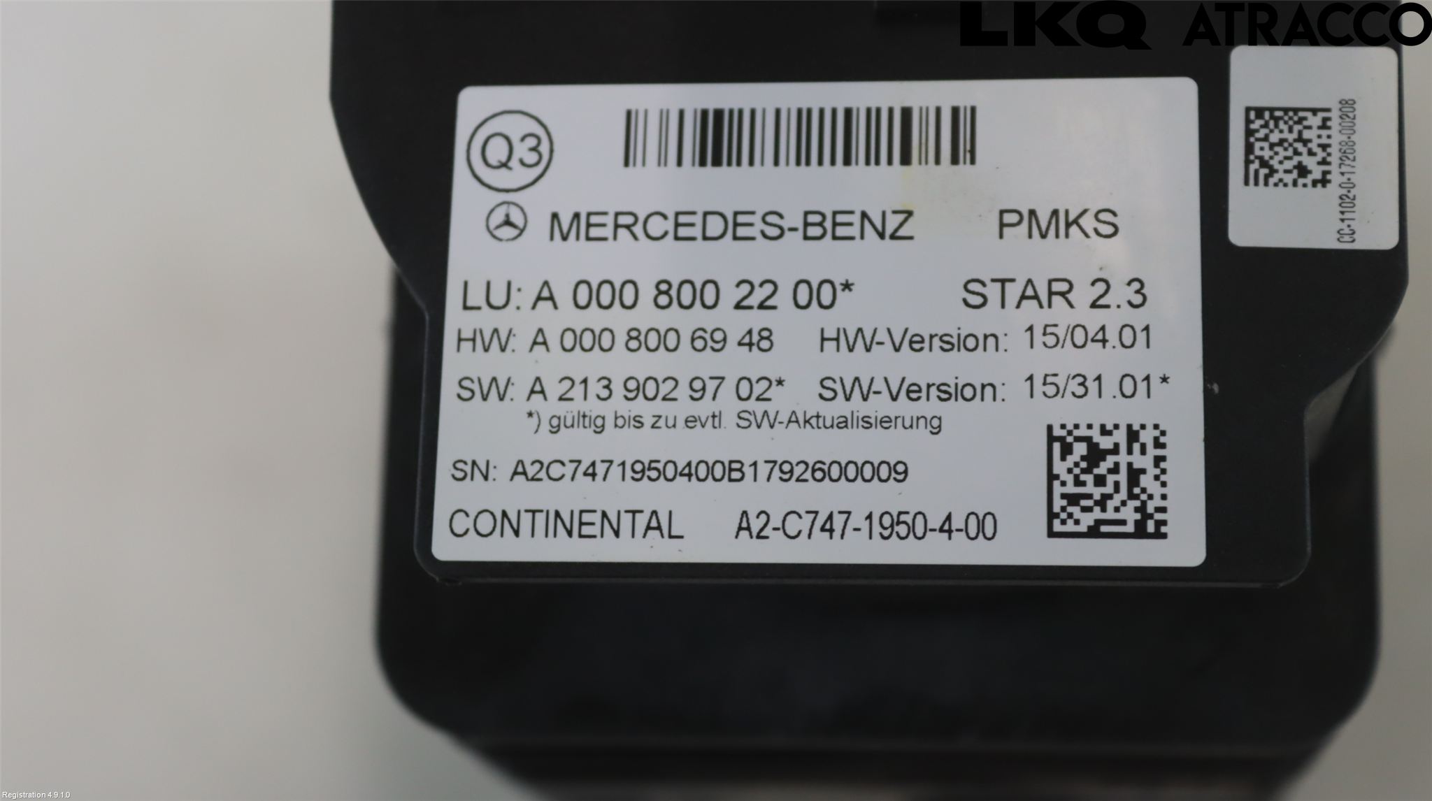 Mercedes-Benz MB S-KLASS (W222) 13-20 Vacuumpumpe