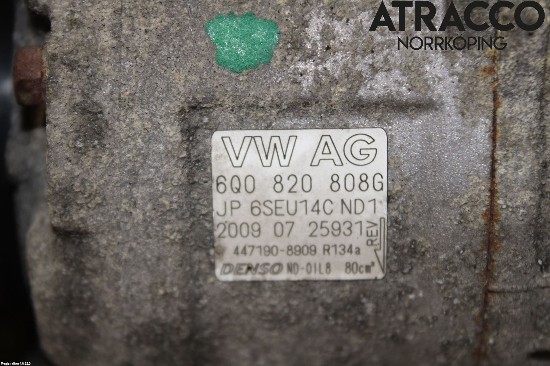 Skoda FABIA 07-14 Varme Ac Kompressor