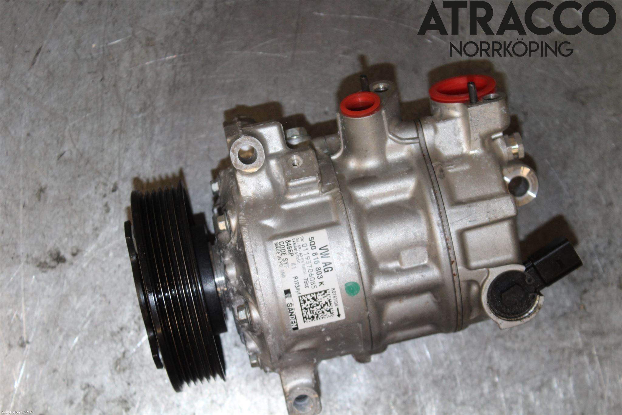 Volkswagen VW PASSAT 15-19 Varme Ac Kompressor