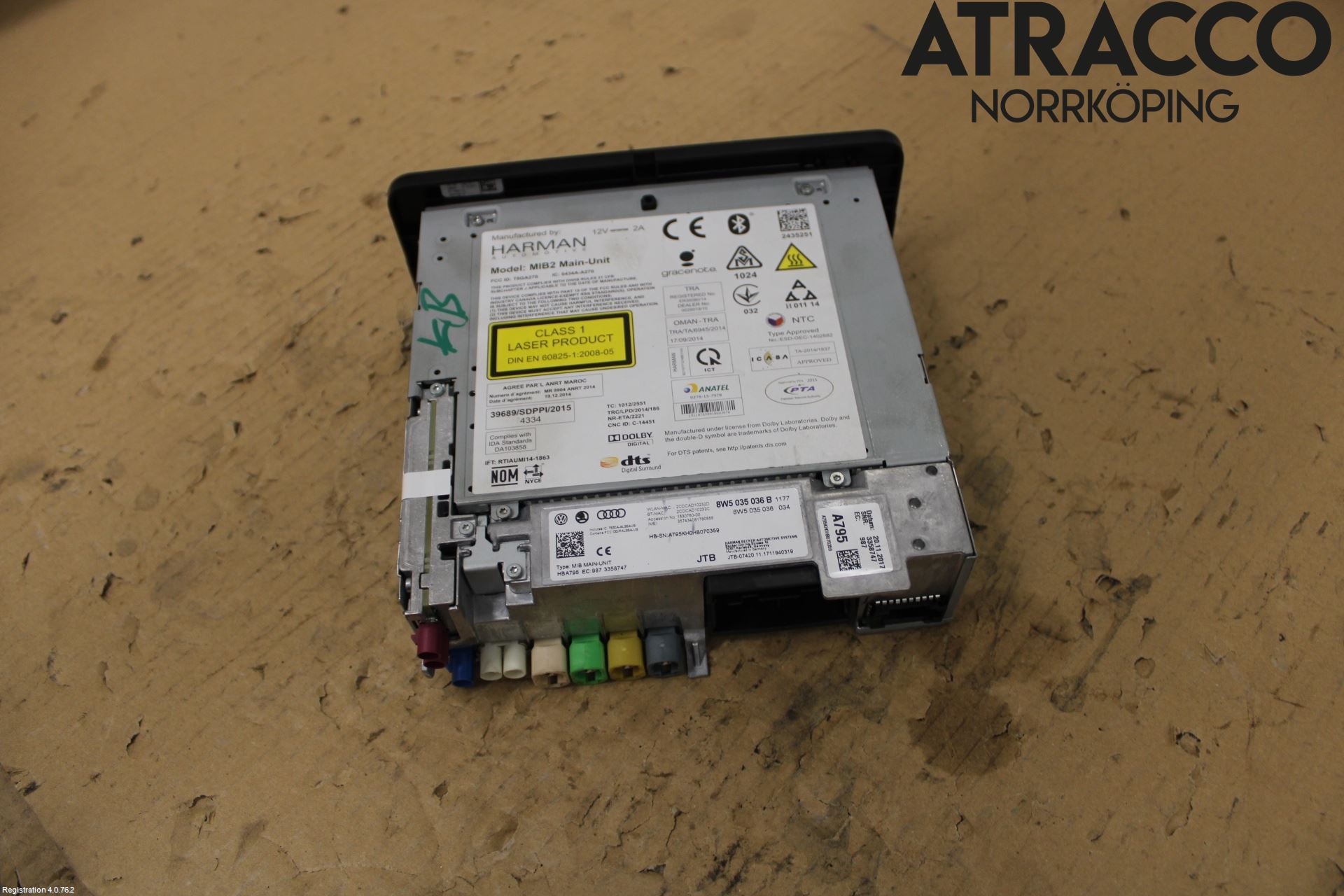 Audi A4/S4 B9 16-19 Stereo Radio Med Cd