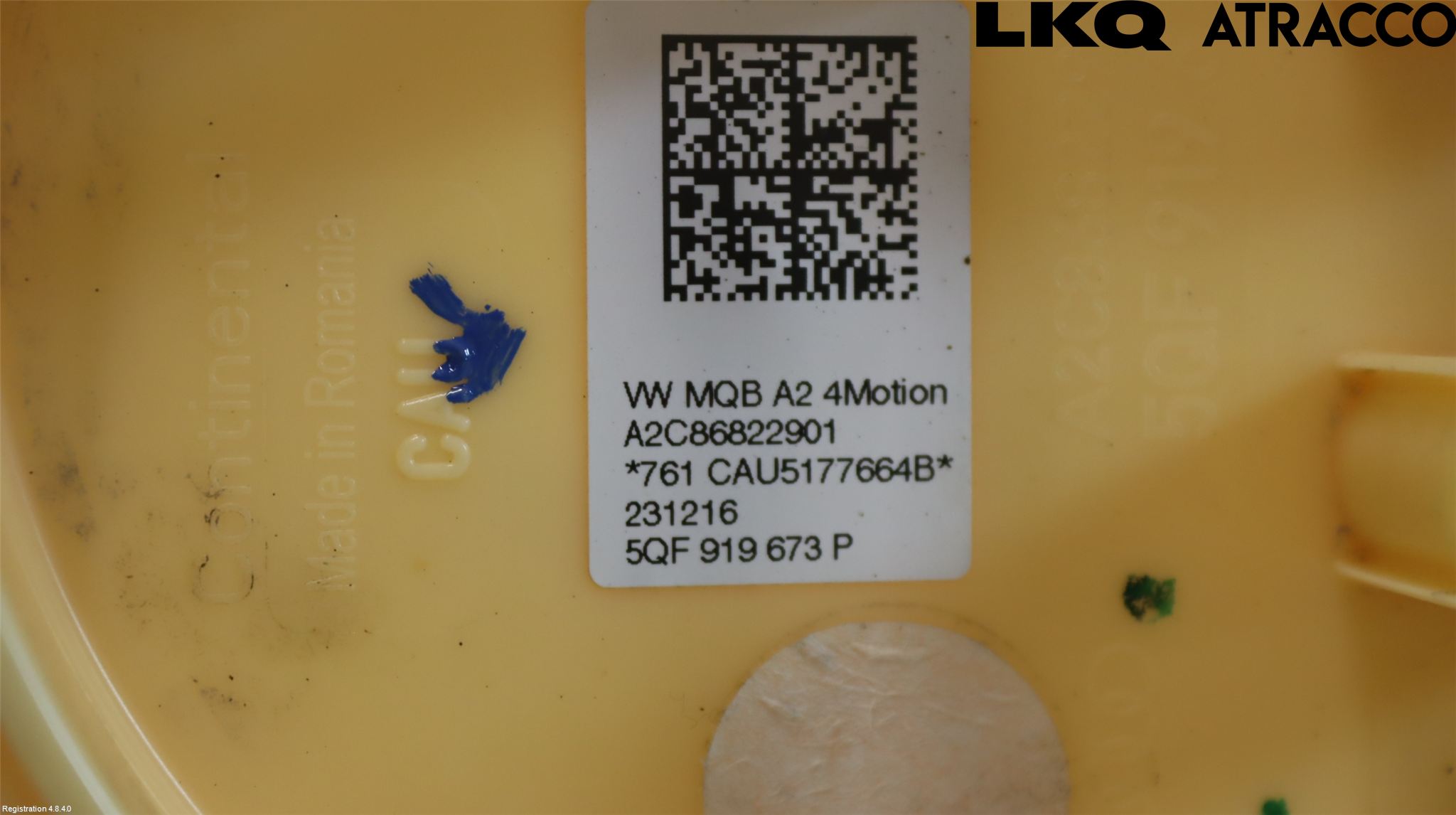 Volkswagen VW TIGUAN 16-24 Giver Drivstofftank