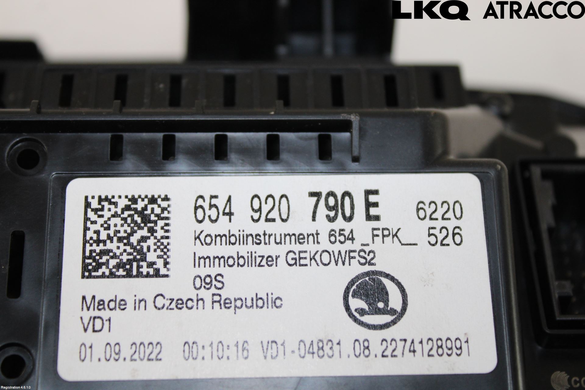 Skoda KAMIQ 20- Instr Kombinert