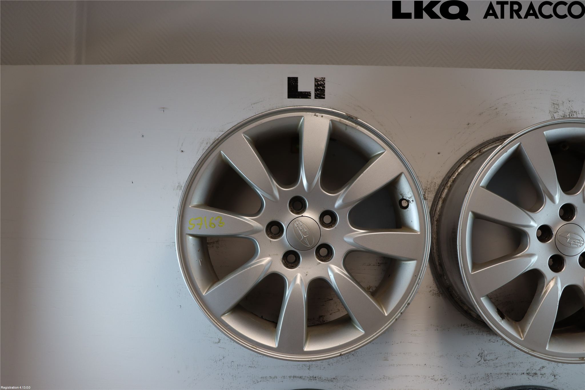 Subaru LEGACY 10-14 Felg Aluminium Sett 4Stk