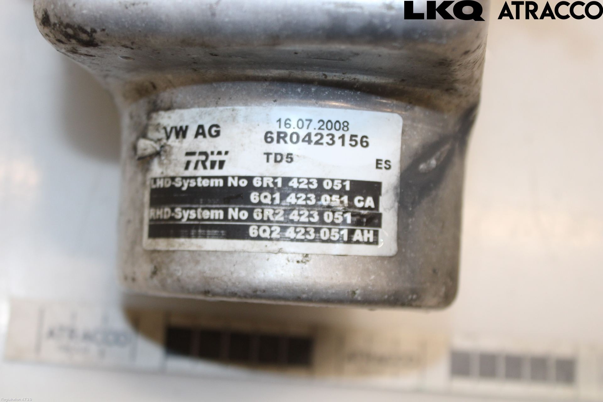 Volkswagen VW POLO 05-09 Servostyring Eletrisk Pumpe