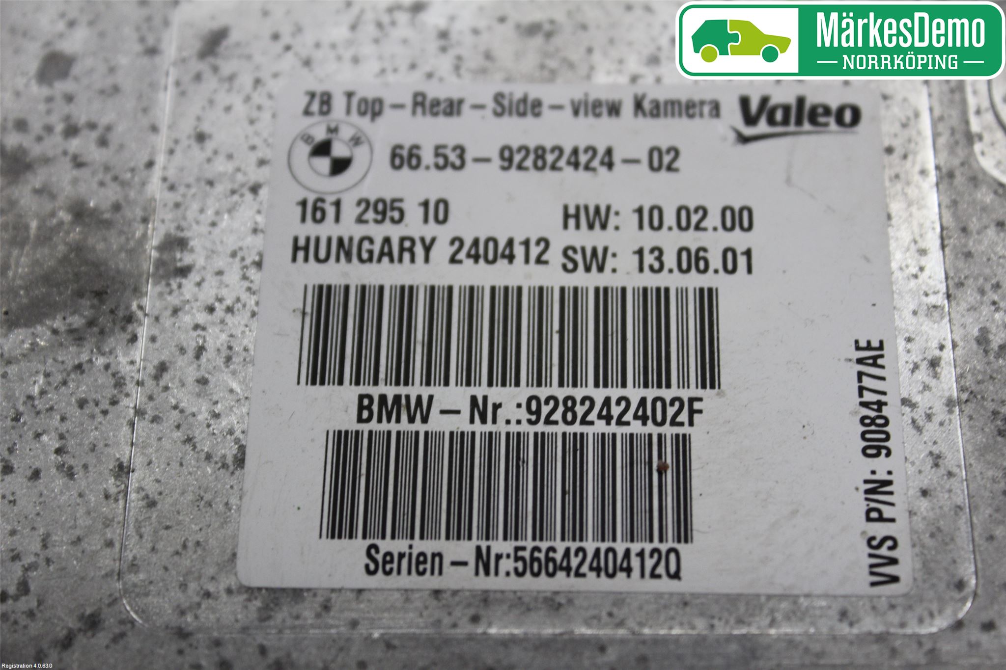 BMW 5 F10/F11/F18 09-17 Styreenhet Parkering