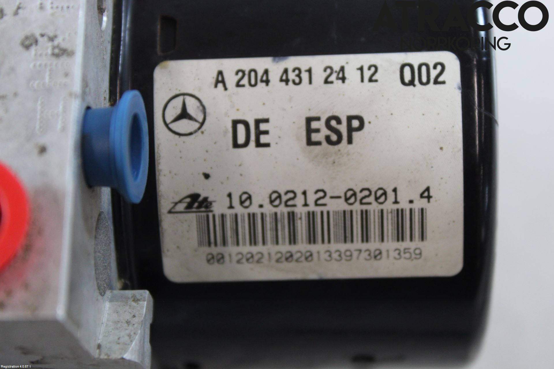 Mercedes-Benz MB C-KLASS (W204) 07-15 Abs Hydraulikkaggregat