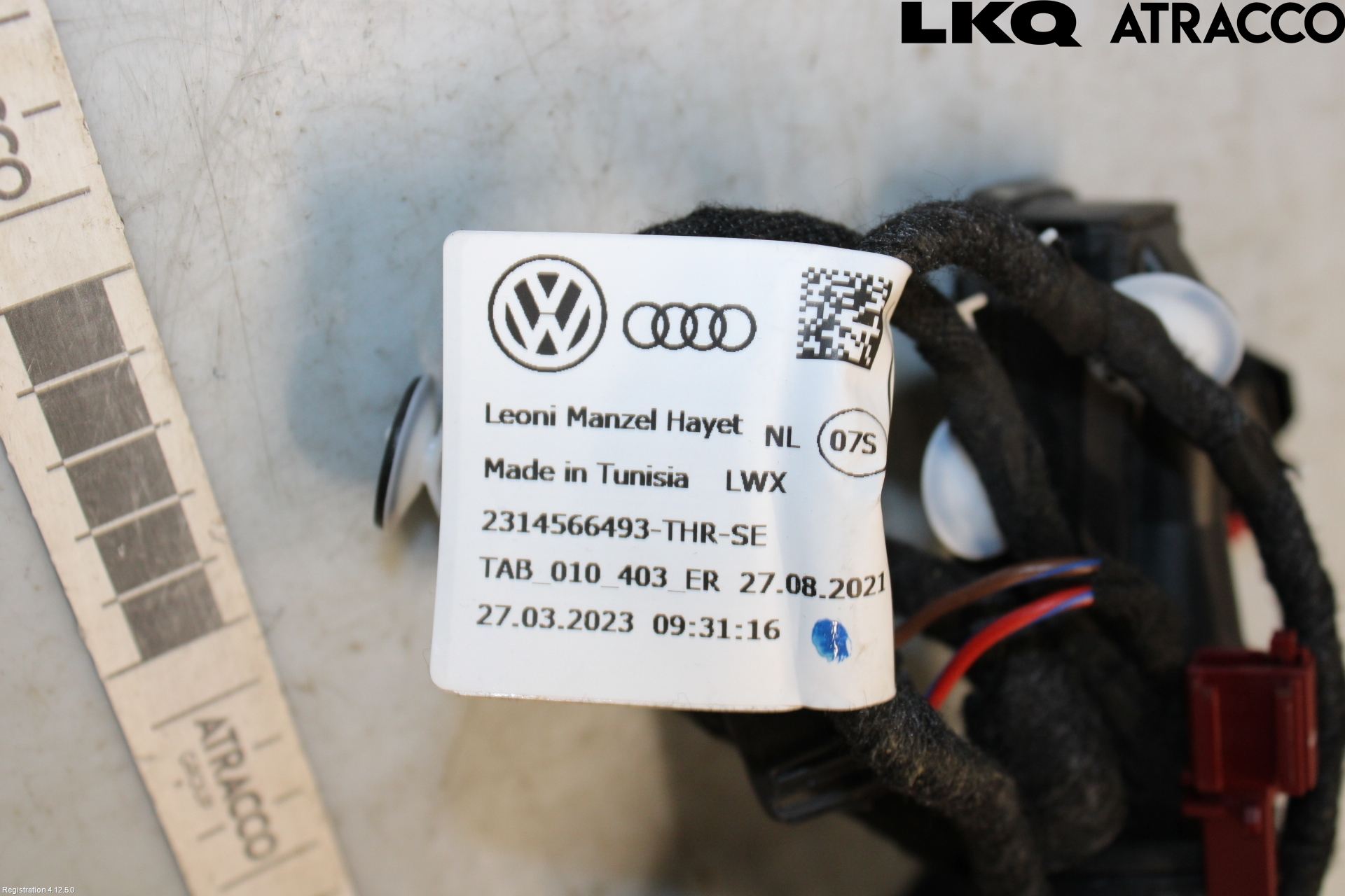 Audi Q4 E-TRON FZ 22- Ledningsnett