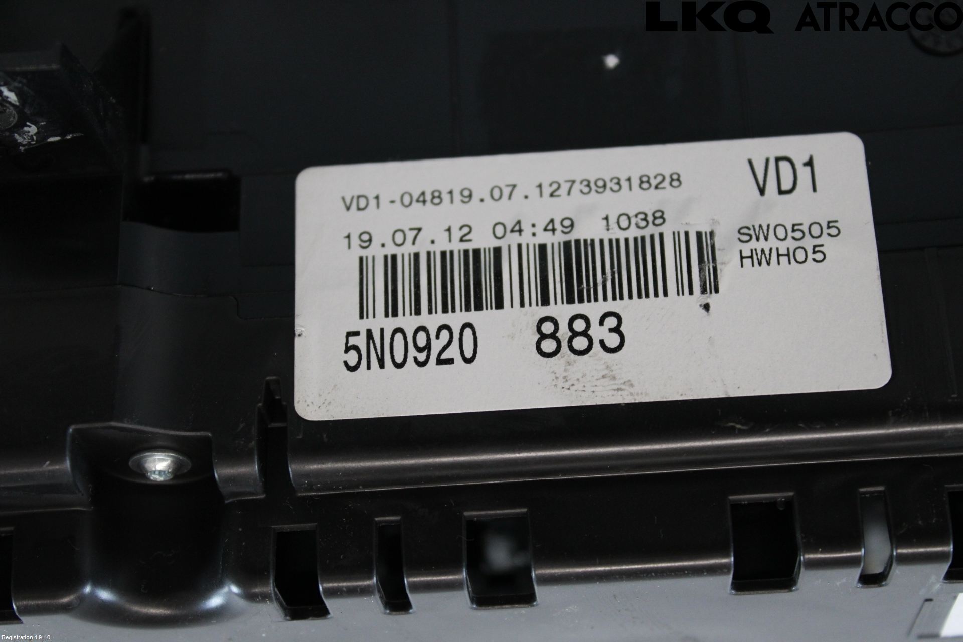 Volkswagen VW TIGUAN 07-16 Instr Kombinert