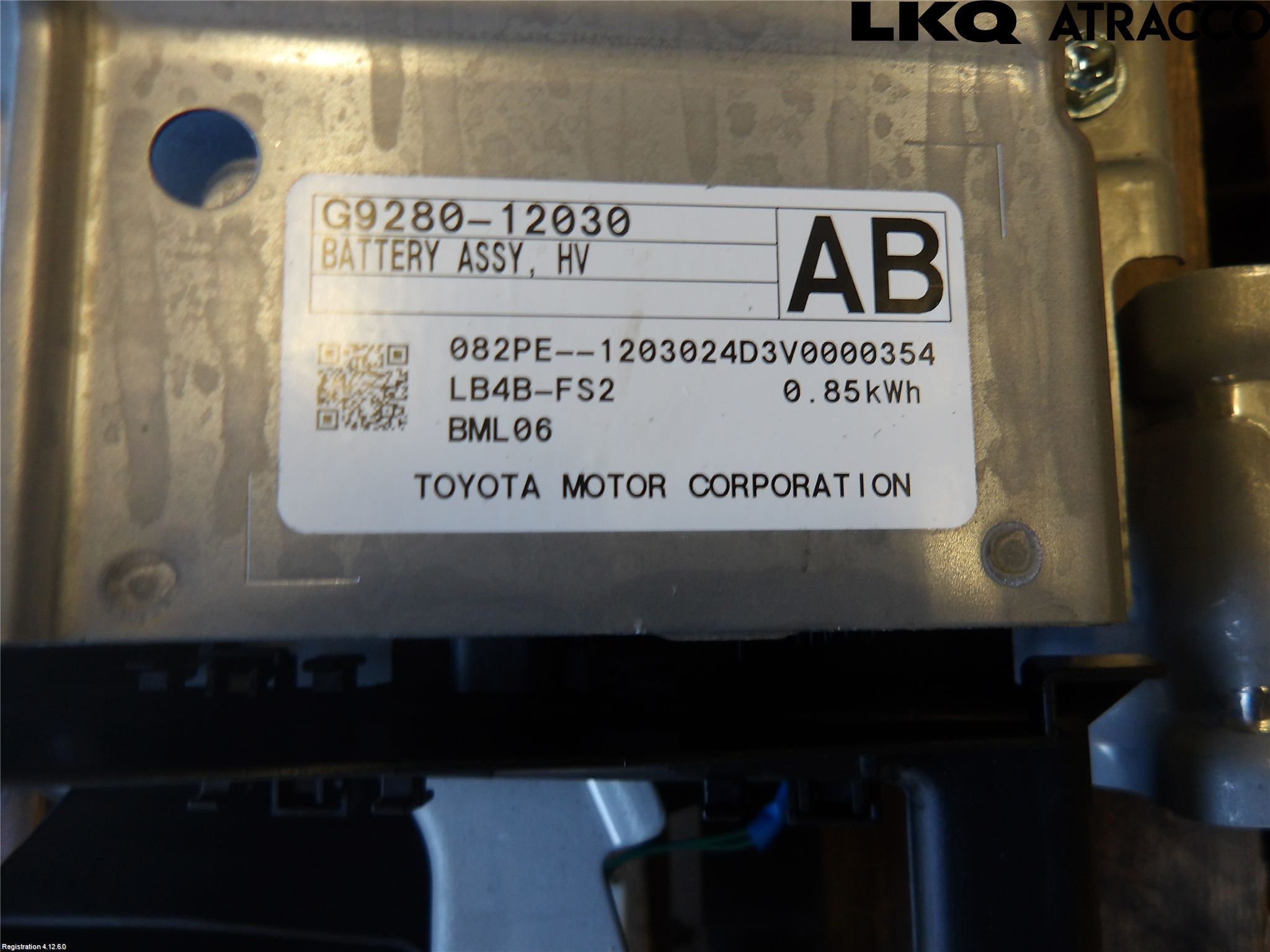 Toyota COROLLA 19- Hybrid Batteri