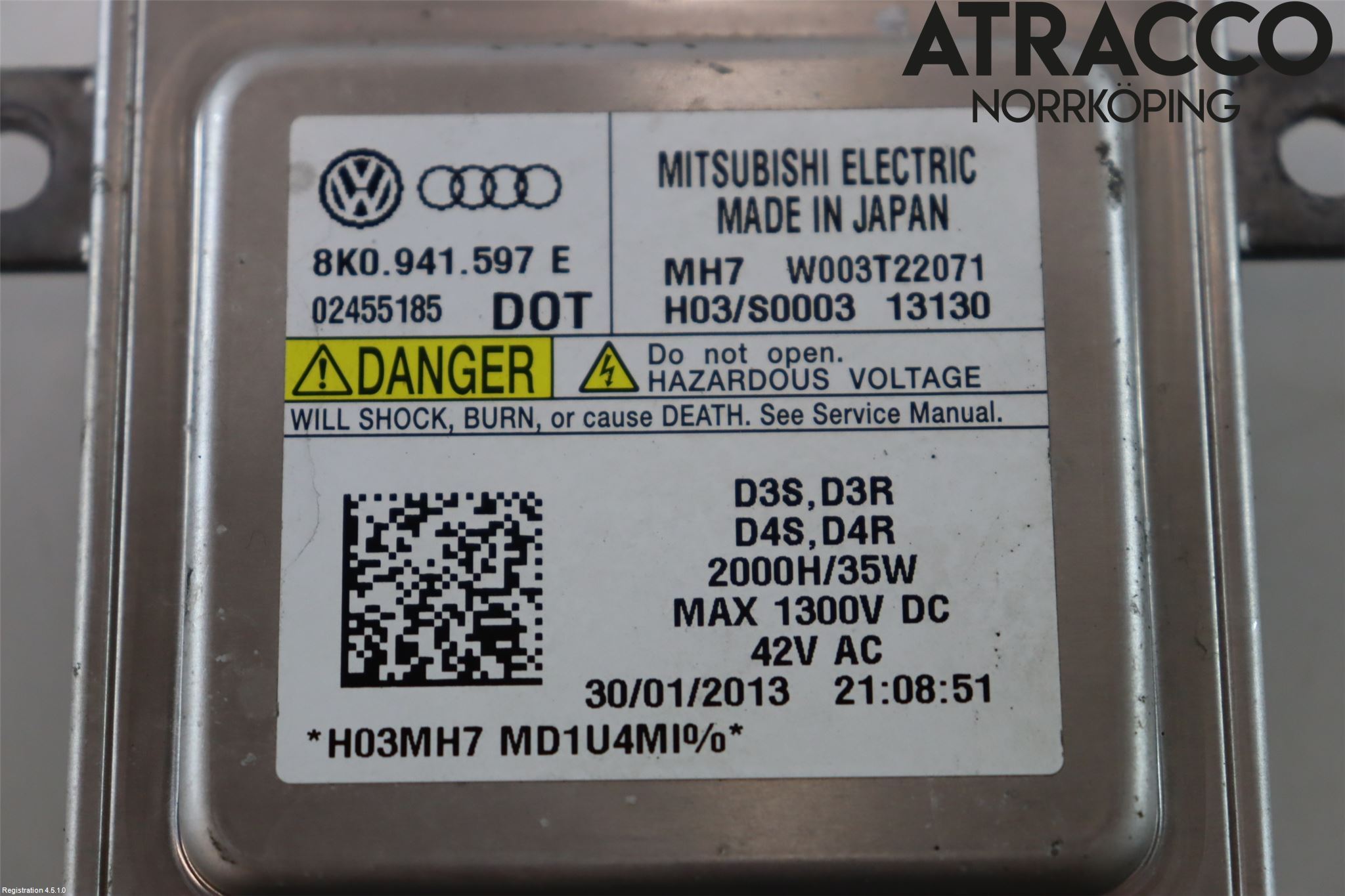 Volkswagen VW GOLF / E-GOLF VII 13-20 Styreenhet Xenon