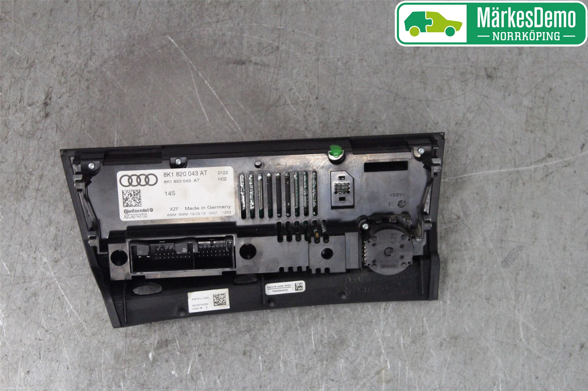 Audi A5 07-16 Varmeapparat Panel(Regulering)
