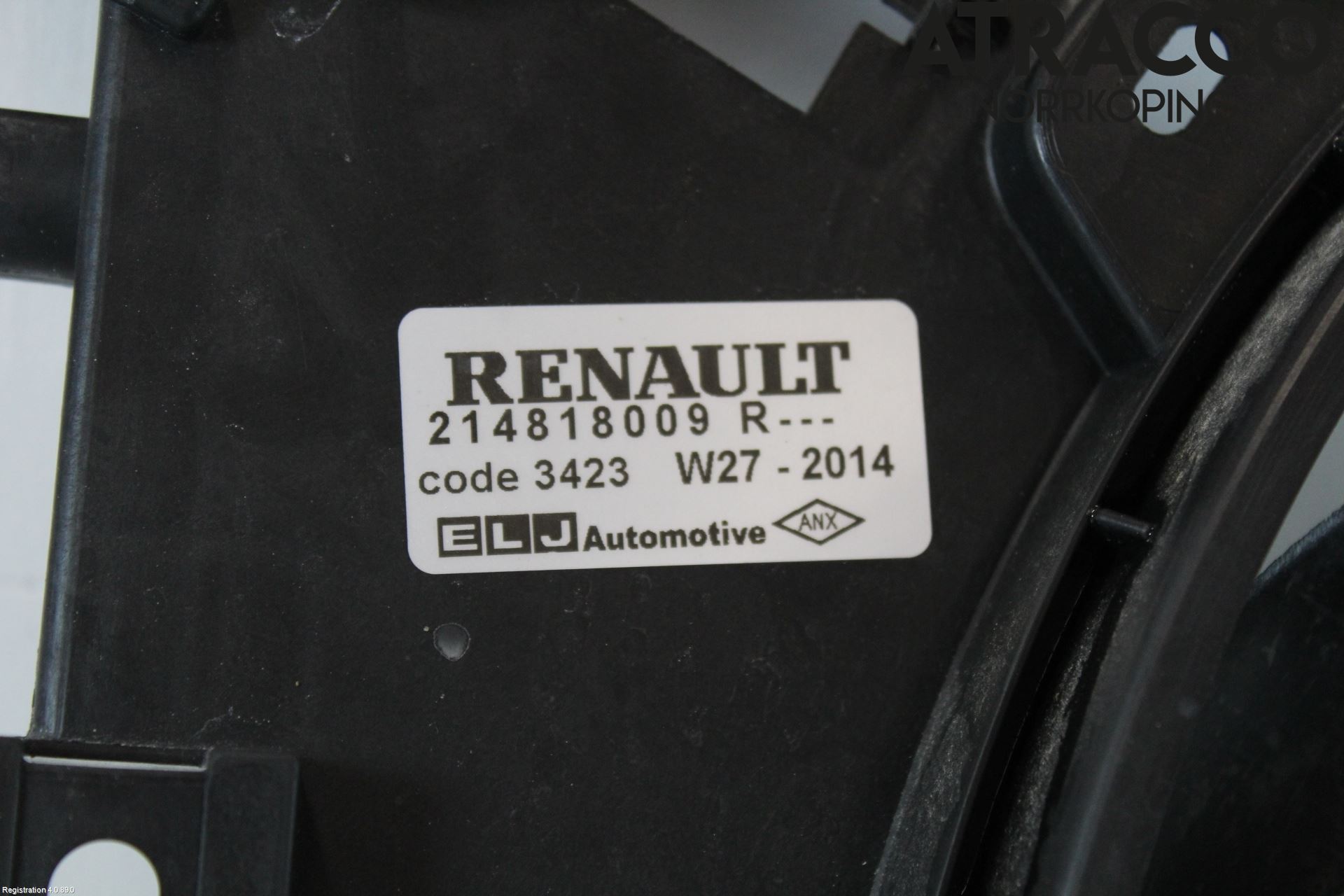 Renault CAPTUR 13-19 Kjølevifte Elektrisk