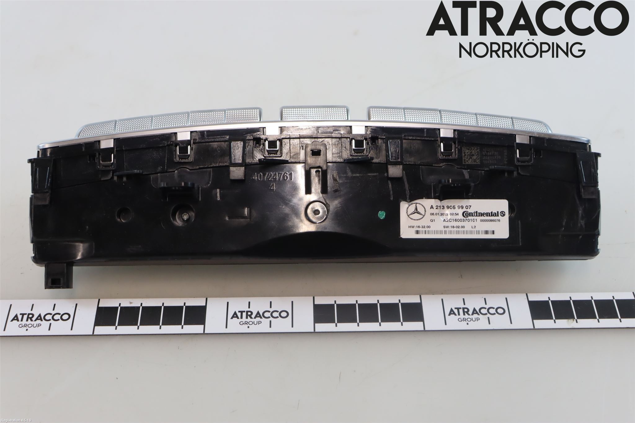 Mercedes-Benz MB E-KLASS (W213) 16-23 Varmeapparat Panel(Regulering)