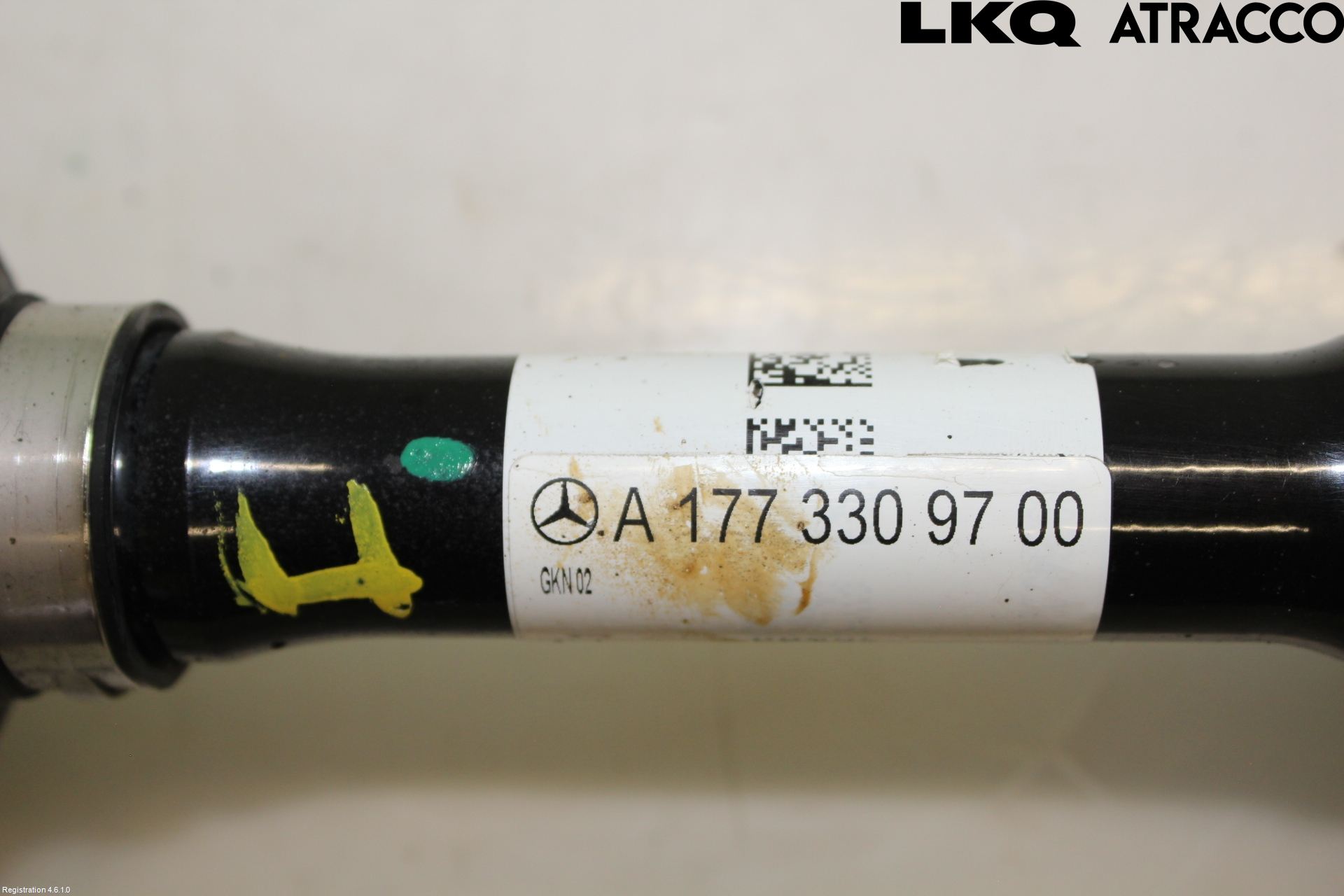 Mercedes-Benz MB B-KLASS (W247) 19- Drivaksel Foran Kompl Høyre