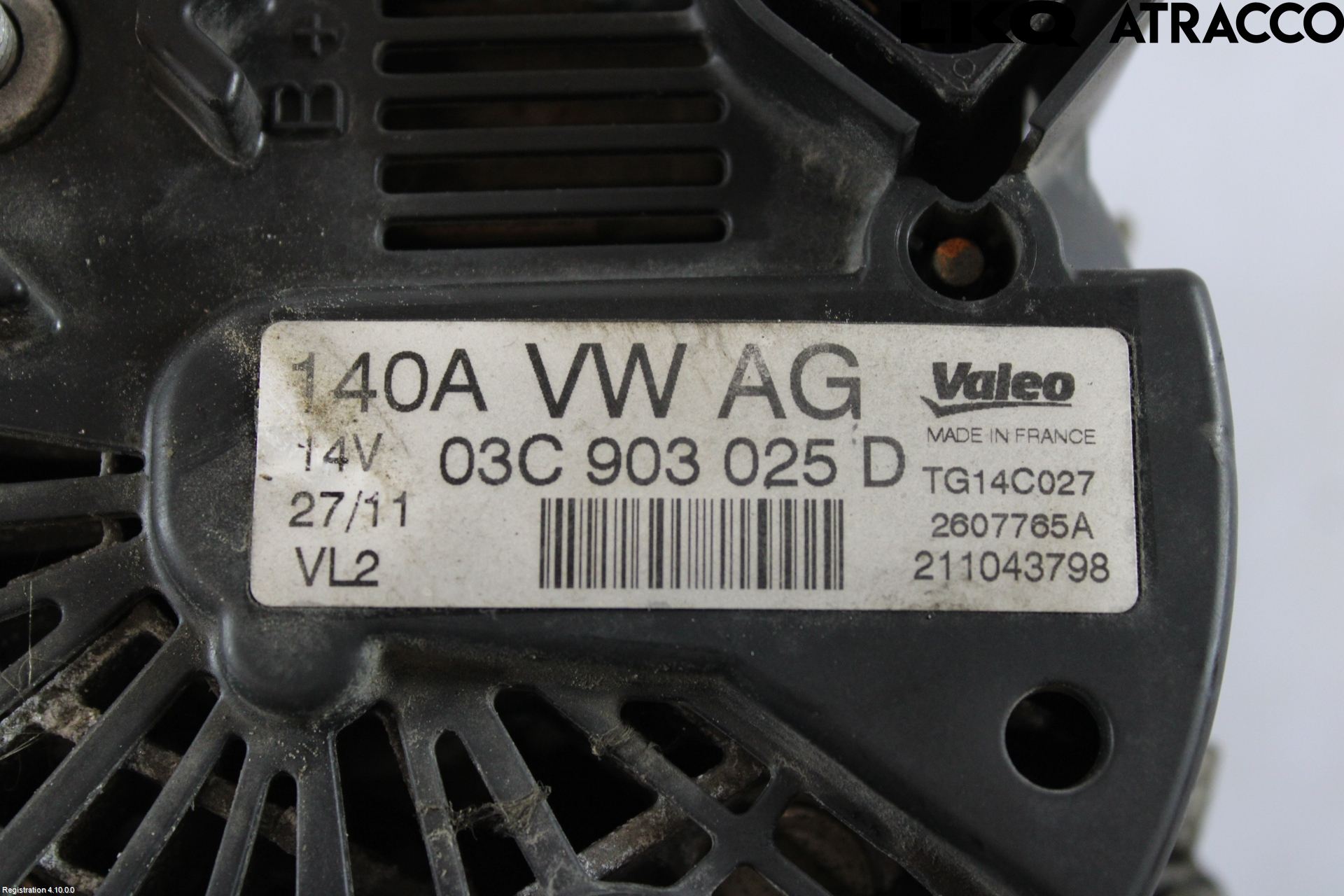 Volkswagen VW GOLF PLUS/CROSS GOLF 04-14 Dynamo